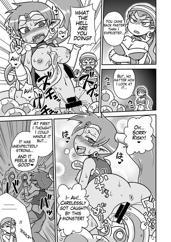 [Chapedizo (Aruse Yuuji)] Risky Tentacles!! (Shantae) [English] [Quizerno] [Digital]