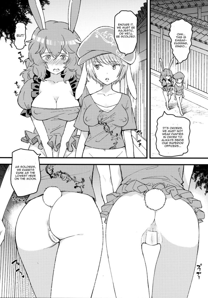 (Reitaisai 14) [Komorikiri. (Urin)] No pants rabbit (Touhou Project) [English] [CGrascal]