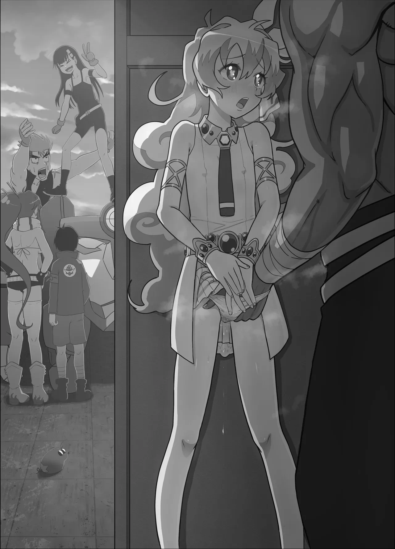 [Rourou Nomi] Dai Guren-dan no Mob Character ga Nia-tan to Icha Love SEX Suru Manga (Tengen Toppa Gurren Lagann) [Chinese]