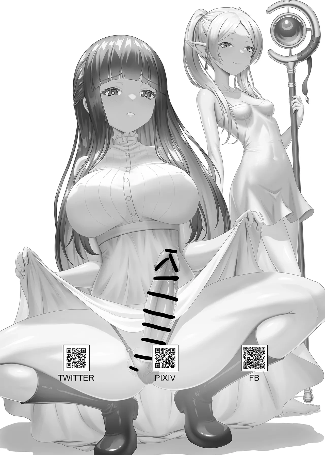 [TSFLAB (Tako Seijin)] Frieren no Kyokon Mahou (Sousou no Frieren)