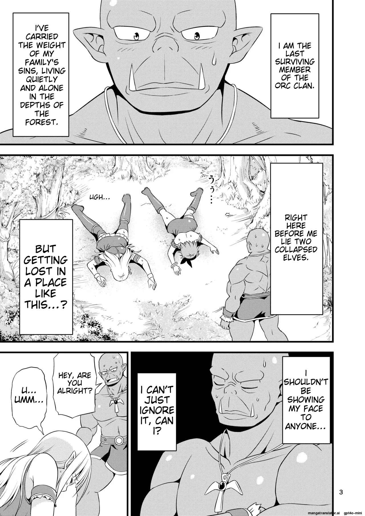 [Yudokuya (Tomokichi)] Hentai Elf Shimai to Majime Orc [English][MTL]