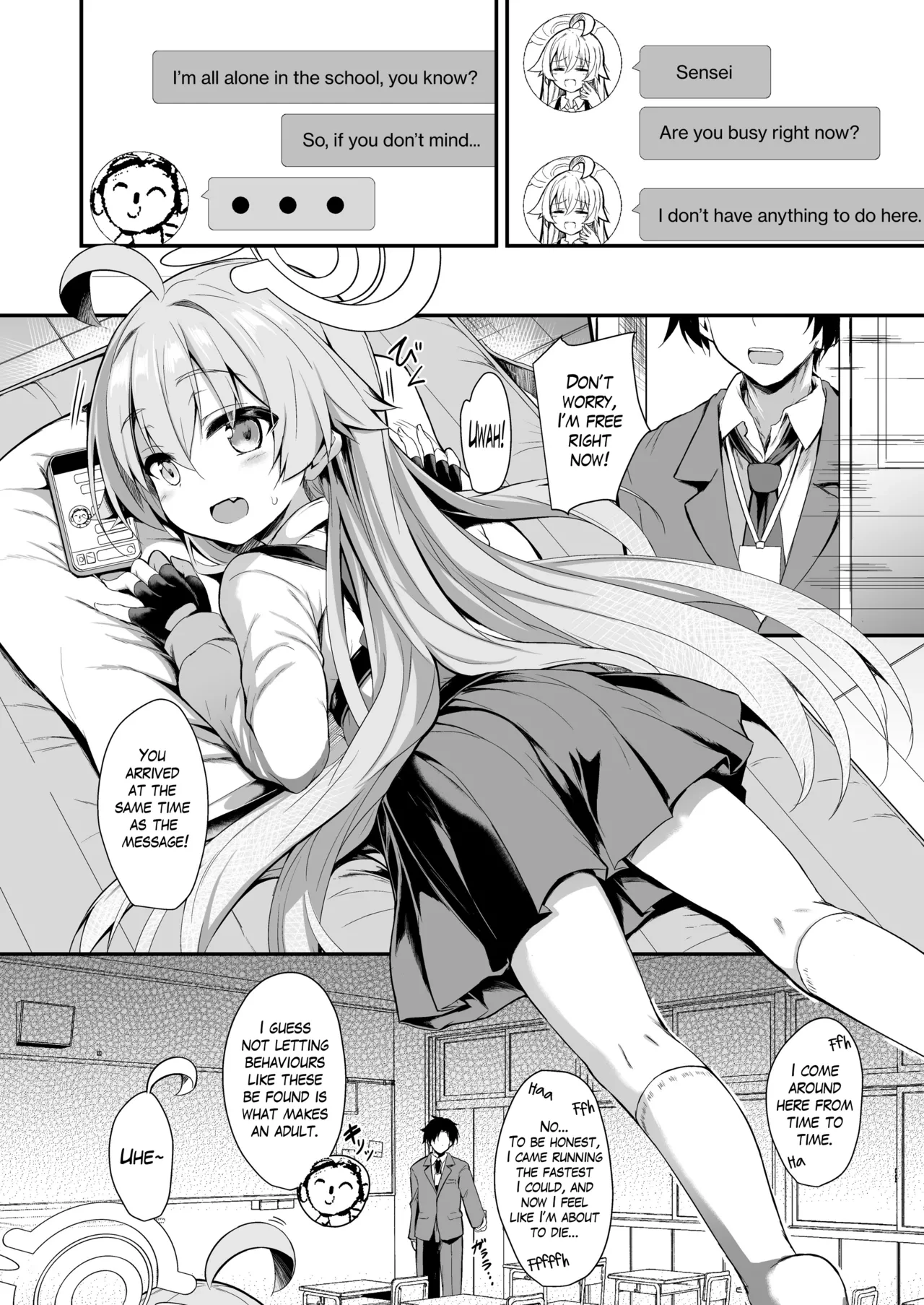 [ASTRONOMY (SeN)] Ojisan's Wet | This Old Man's Wet (Blue Archive) [English] [The Blavatsky Project] [Digital]