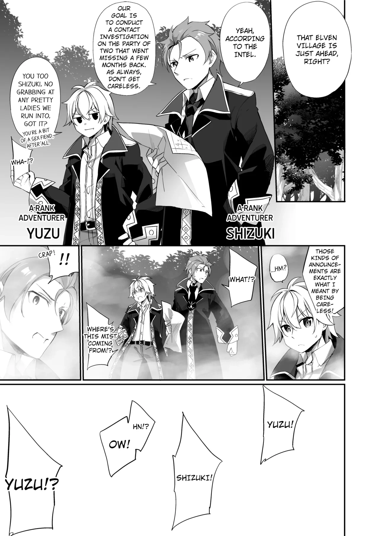 [Slime no Kanmuri (Kanmuri)] ♂ Boukensha-san ga ♀ Elf ni Sarete Shinyuu(Nakama) to Musubareru Hanashi | The Bonding Tale of ♂Adventurer-turned-♀Elf and Her Comrade [English] [Uncensored] [Digital]