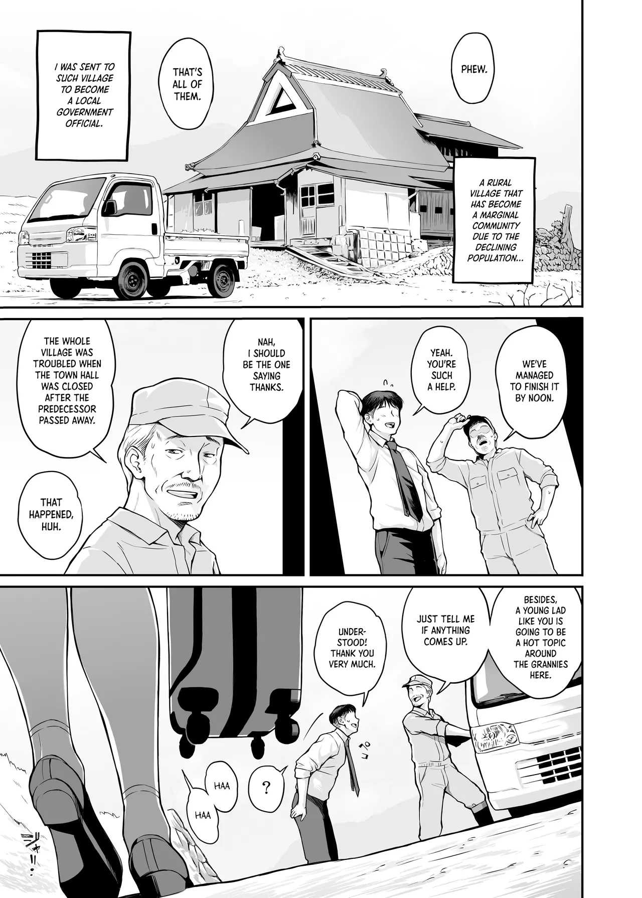 [Butagoya (Kemigawa)] Inaka Seikatsu Kozukuri Ganbou JK Tsuki Bukken [English] [DKKMD Translations] [Digital]