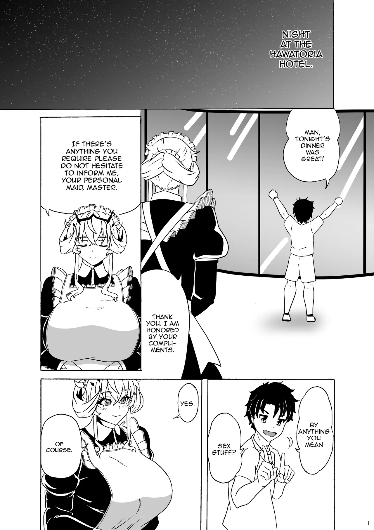 [9-mm Paraphilia Dan (Kajiyashiki Runse)] Maid Barghest to Icha Love Sex suru Hon | Having Lewd Lovey-Dovey Sex With Barghest The Maid (Fate/Grand Order) [English] {Doujins.com} [Digital]