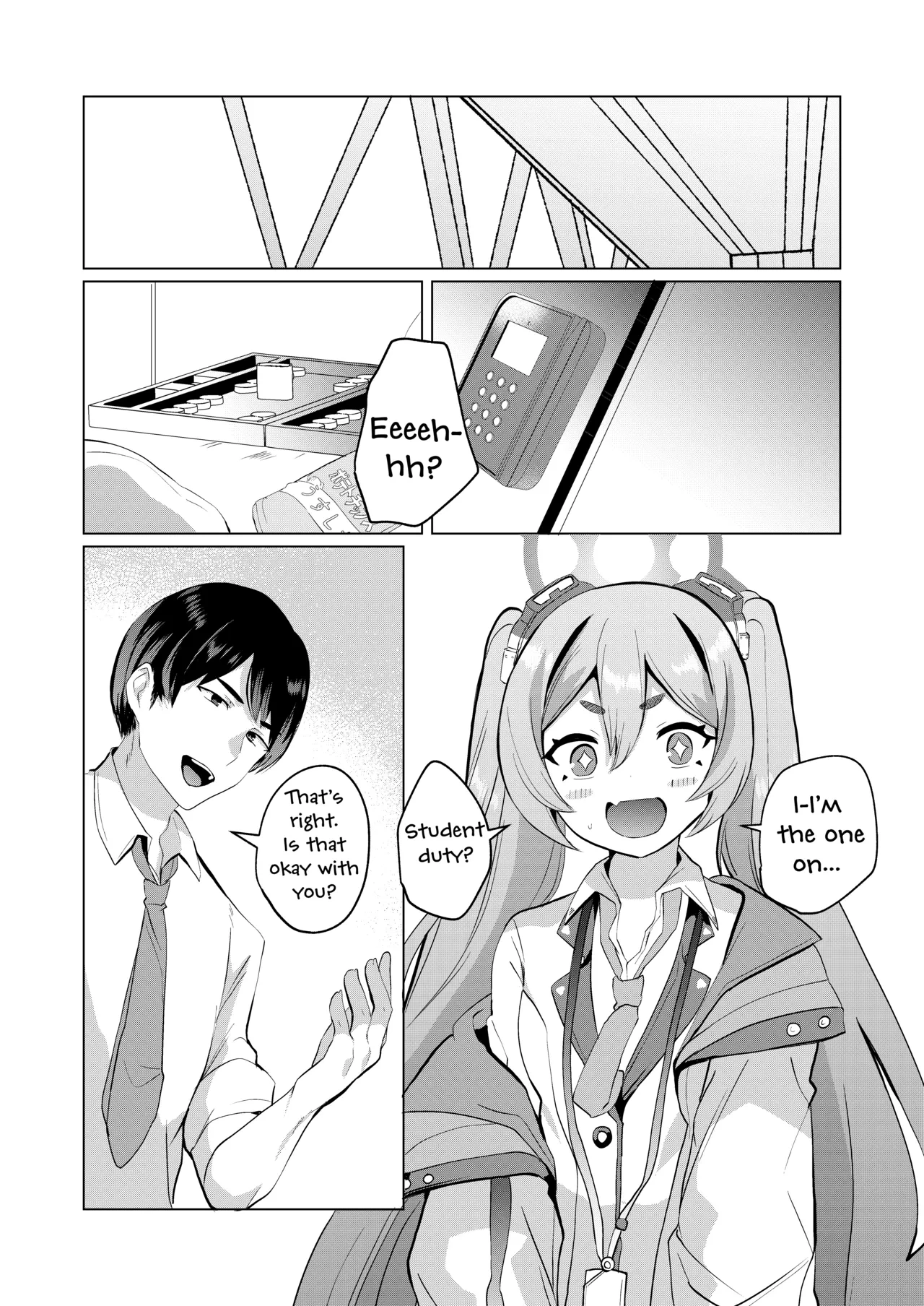 [Ikkyuu Nyuukon (Yashiro Osa) Hansei Heya de Kyou mo Hitori (Blue Archive) [English] [Safadachos Translations] [Digital]