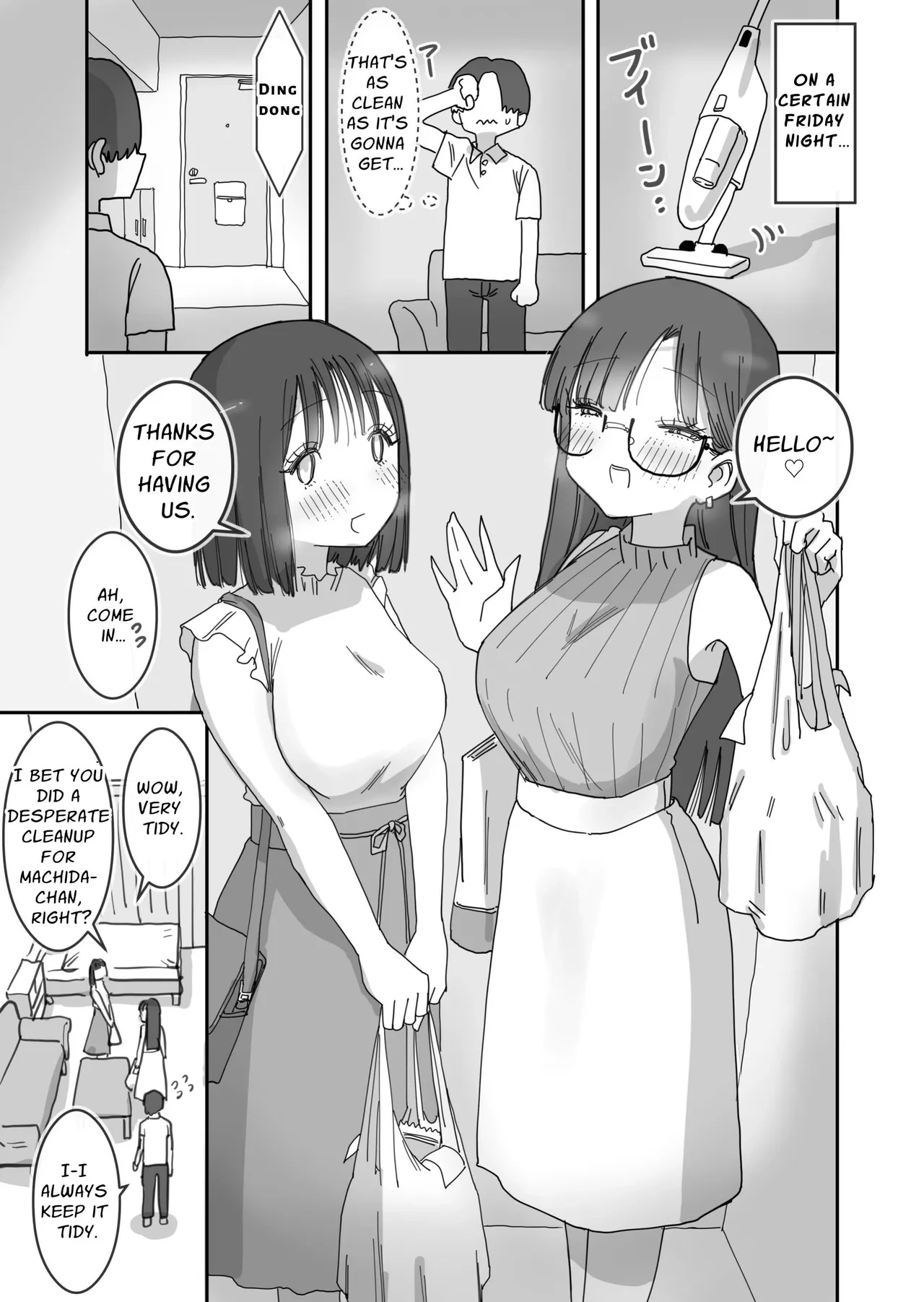 [Hiyashi Makura] Onna Tomodachi to Sugosu Mattari Icha Love H na Kyuujitsu | My Naughty Lovey-Dovey Day Off With My Female Friends [English] [meatmanTL]