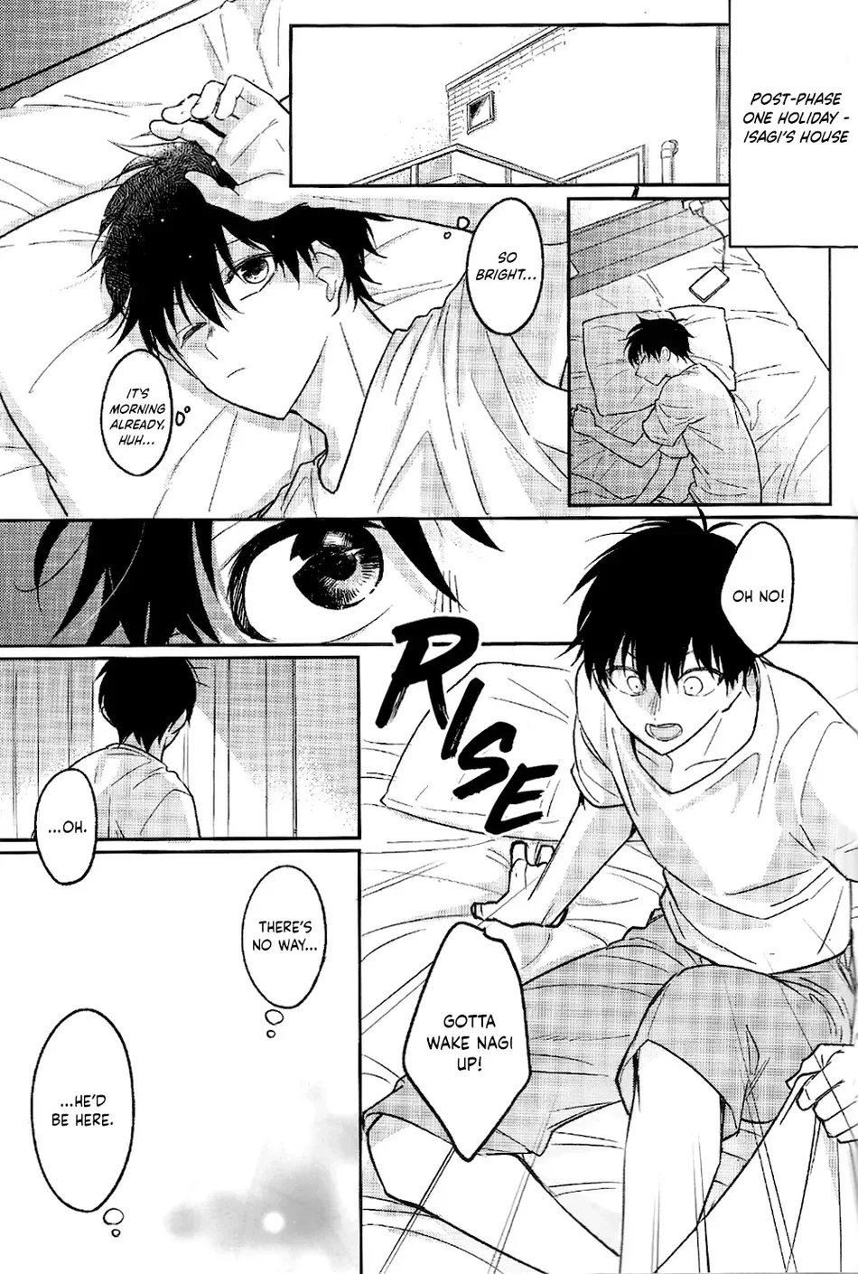 (Seishun Egoism ~Natsuyasumi~) [Mameya (Mimi)] Lucky Break (Blue Lock) [English] {Strike-a-hole Scans}