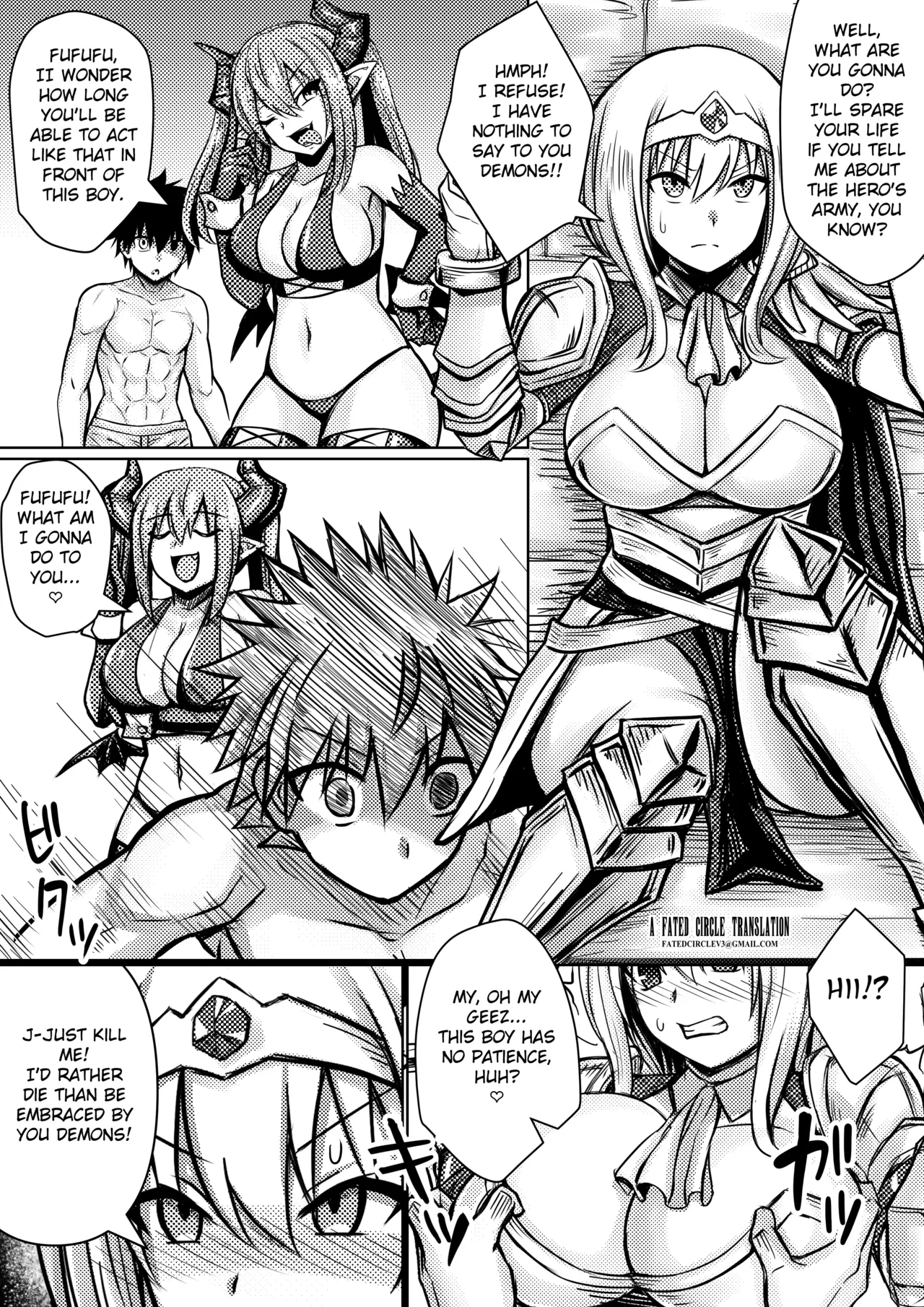 [Bareisho Tarou] Onna Kishi, Horyo ni Naru | The Female Knight Becomes a Prisoner [English] [Fated Circle]