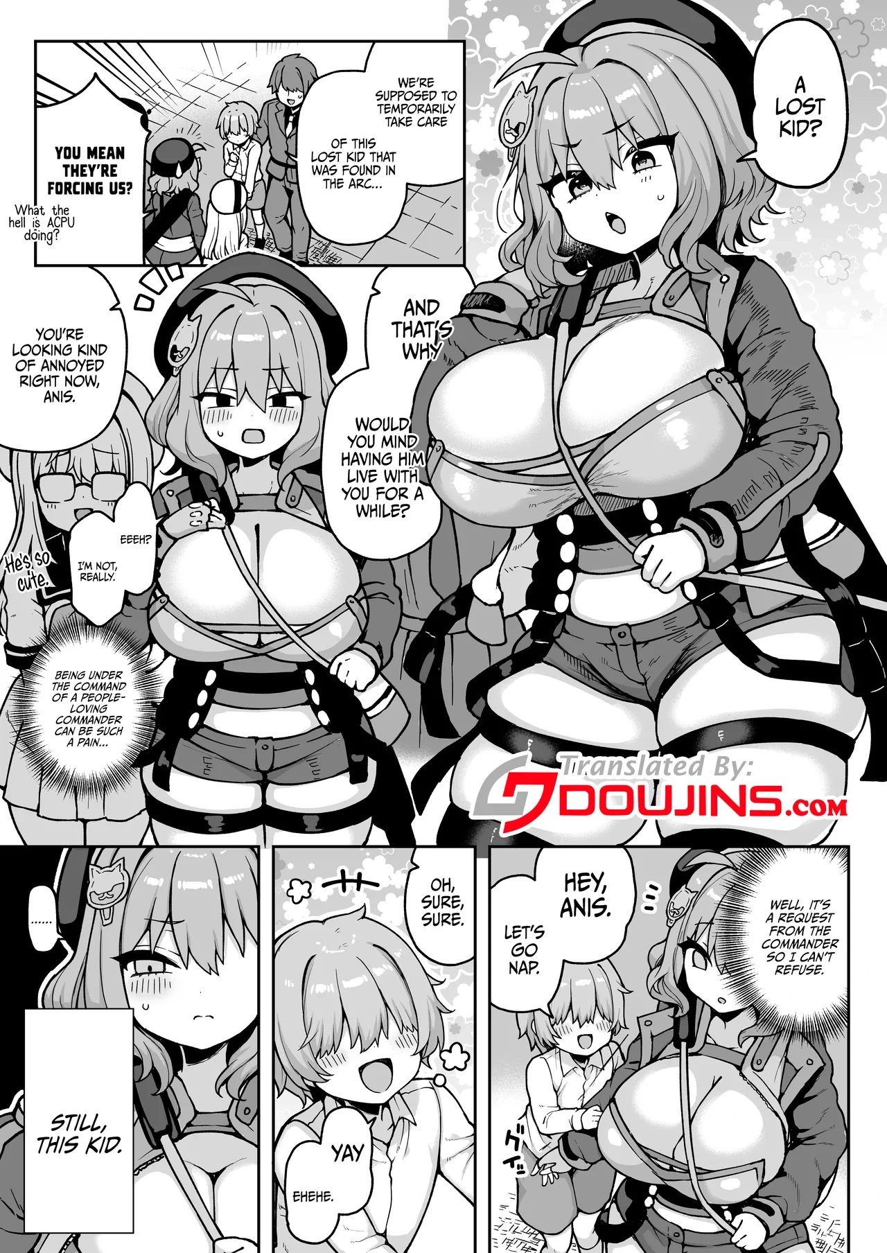 [Aratoya (Arato Asato)] Sewayaki Anis to Nakadashi Ecchi | Having Creampie Sex with the Caring Anis (Goddess of Victory: Nikke) [English] {Doujins.com} [Digital]