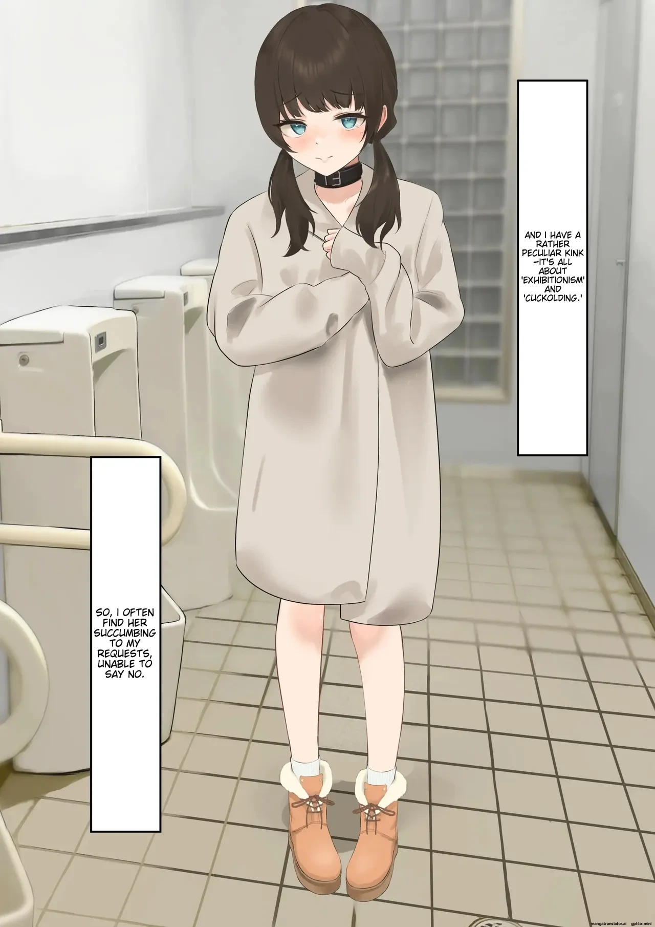 [Mukade Koban (Mukade Yuki)] Iinari Kanojo ~Koushuu Toilet Netorase~ | Submissive Girlfriend ~Public Toilet Cuckolding~ [English]