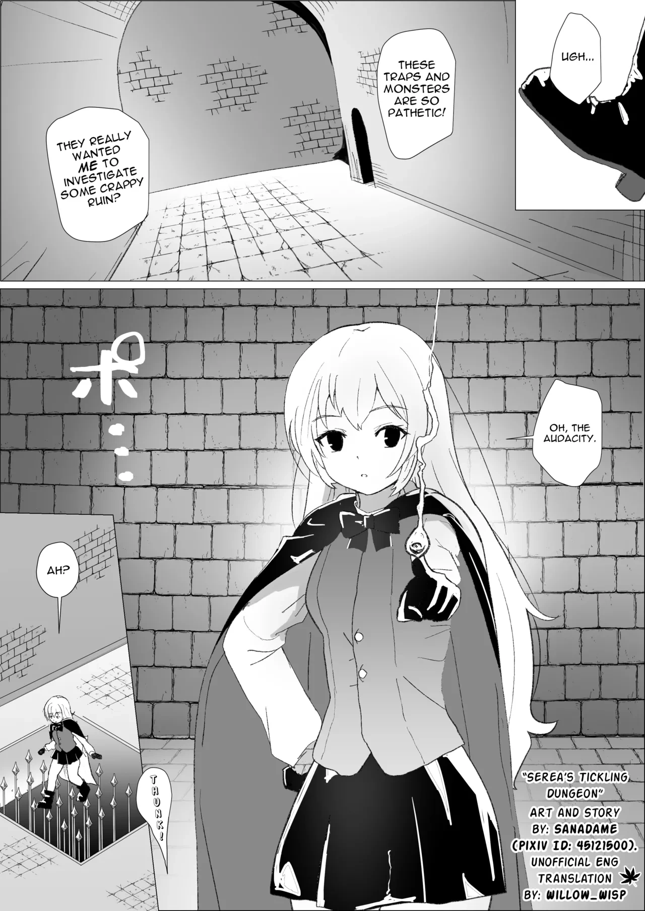 [Ibukichika (Sanadame)] Serea no Kusuguri Dungeon | Serea's Tickling Dungeon [English]