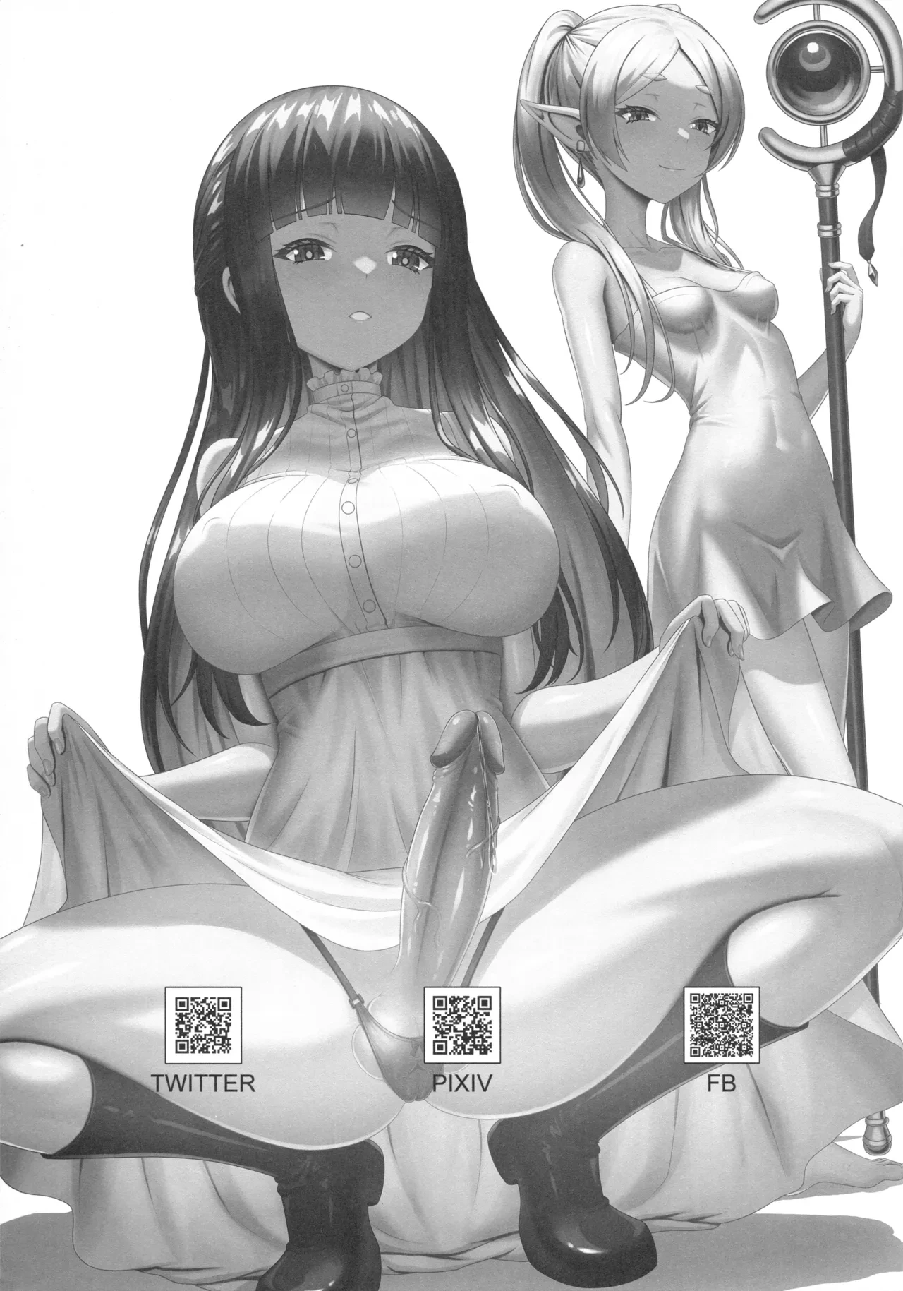 [TSFLAB (Tako Seijin)] Frieren no Kyokon Mahou (Sousou no Frieren) [Chinese] [Decensored]
