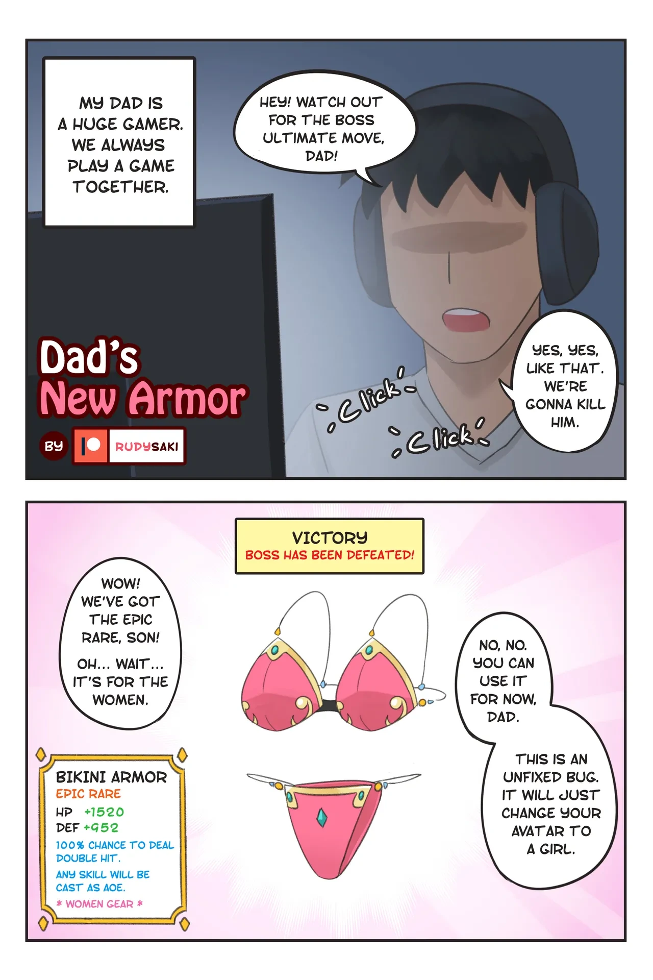 [Rudy Saki] Dad's New Armor
