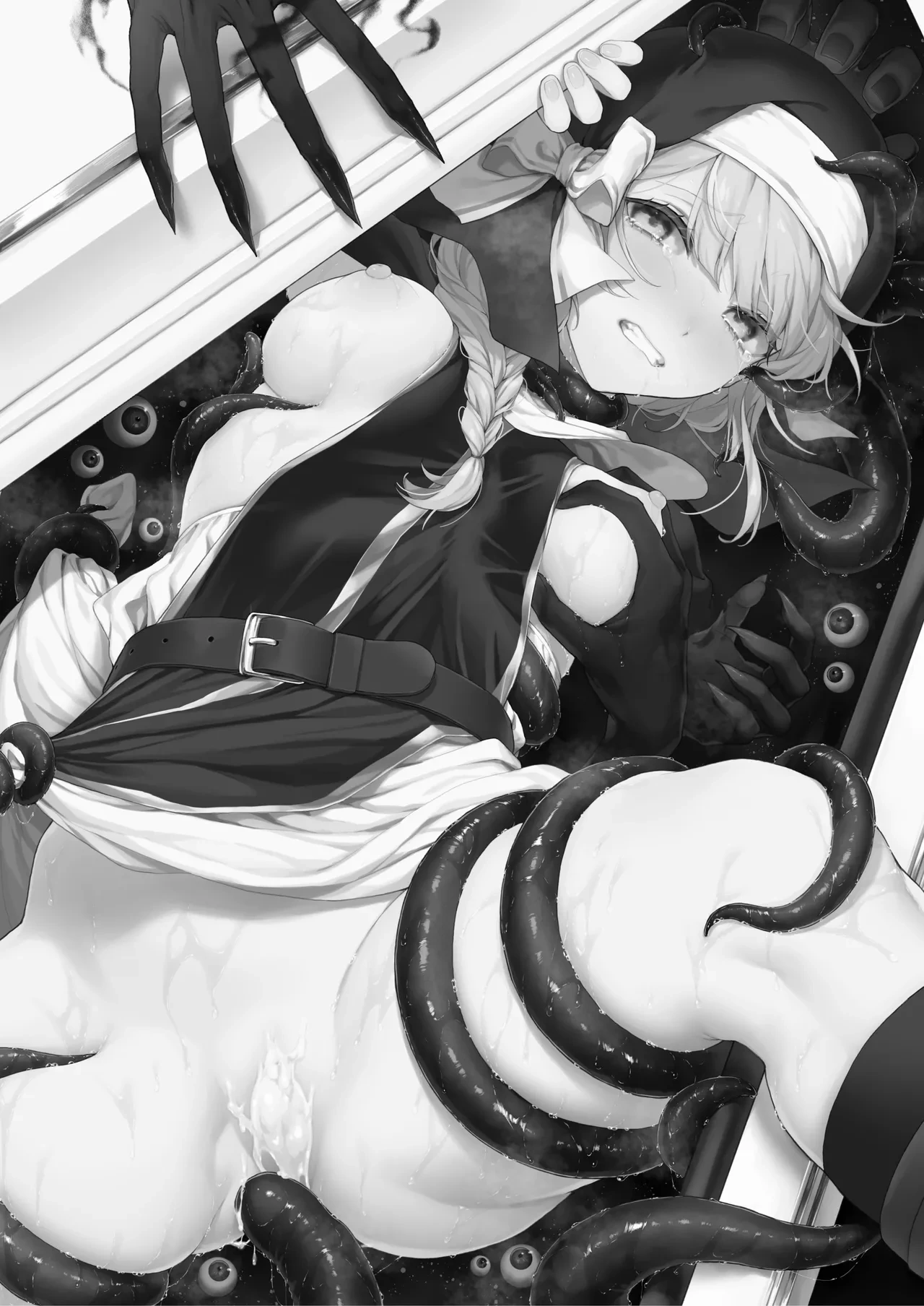 [Beans Mame (Mochiji)] Haiboku no Daishou ~Okasare Ubaware Hametsu suru Shuudoujou~ | Price of Defeat: Downfall of the Violated and Plundered Sister [English] [Kimagure] [Digital]