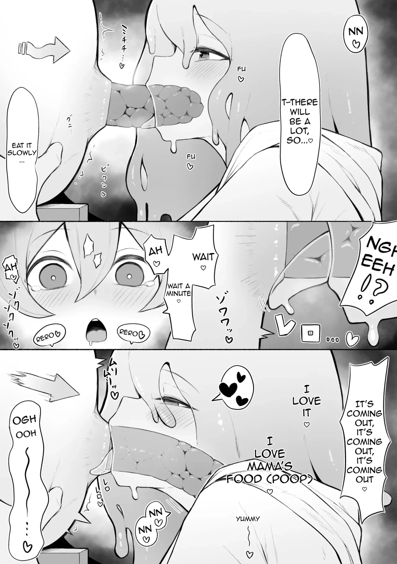 [Kakuzai] Majo no Unko o Taberu Slime Musume | Slime girl eating the witch's shit [English]
