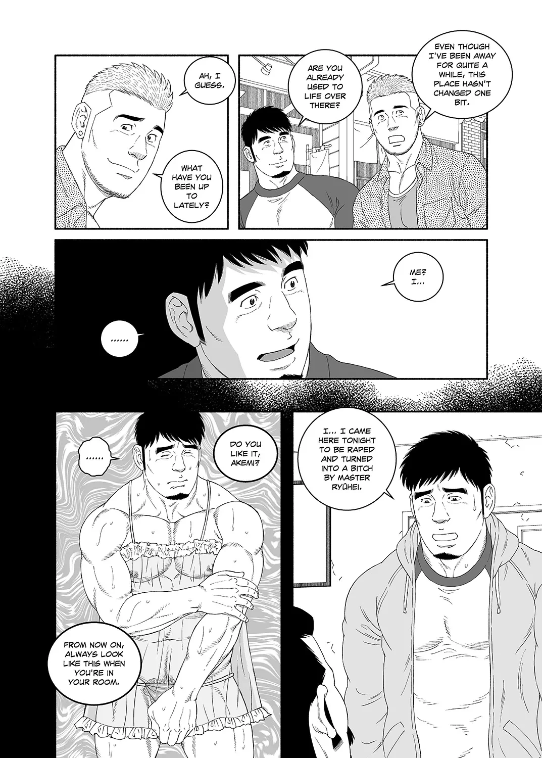 [Tagame] I Got Turned into My Best Friend's Father's Bitch - Final Chapter [Eng]