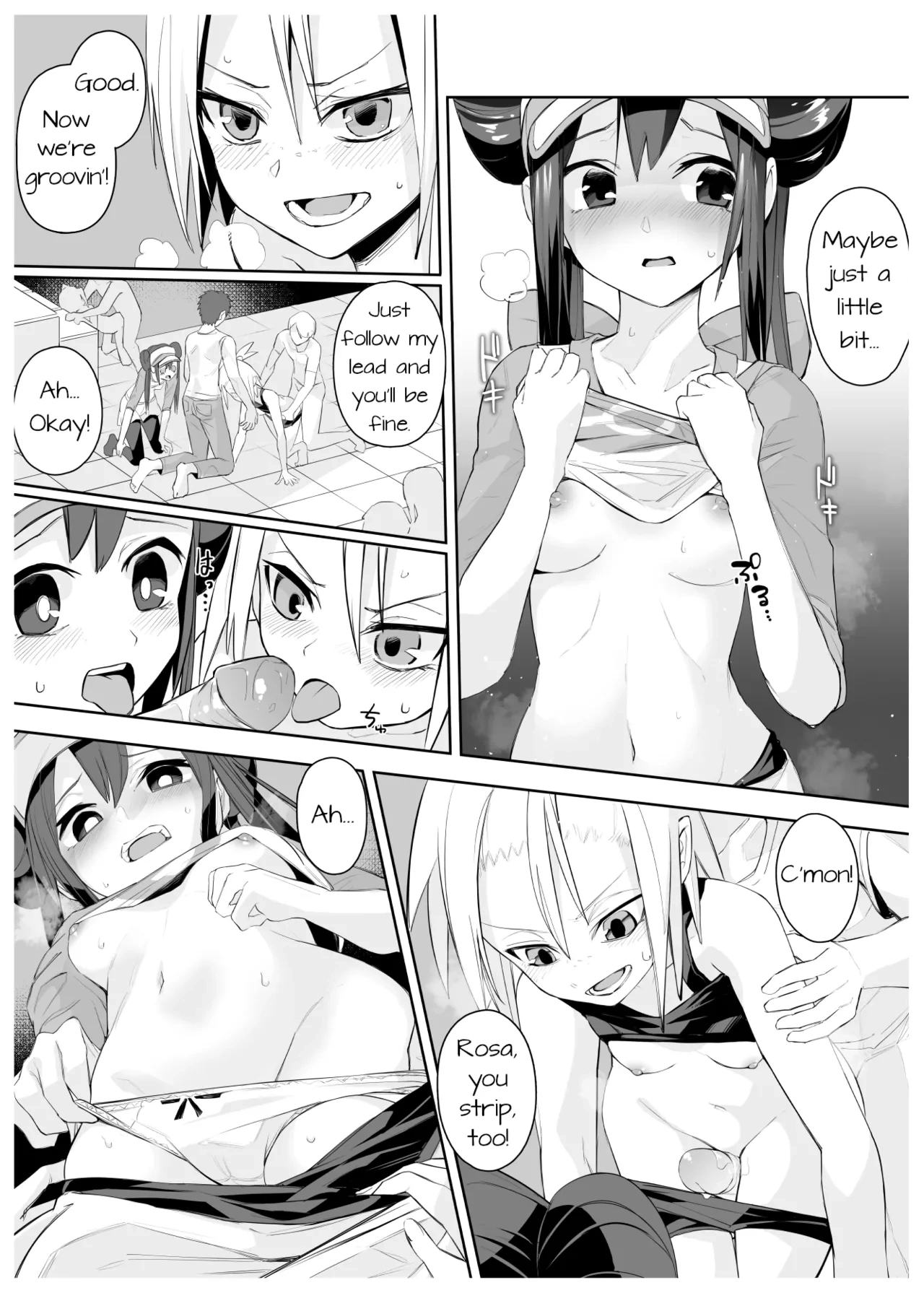 [PokeEti] Mei to Homika no Ecchi na Manga | Rosa and Roxie's Ecchi Manga (Pokémon Black 2 and White 2) [English] [DigBingus] [Decensored]