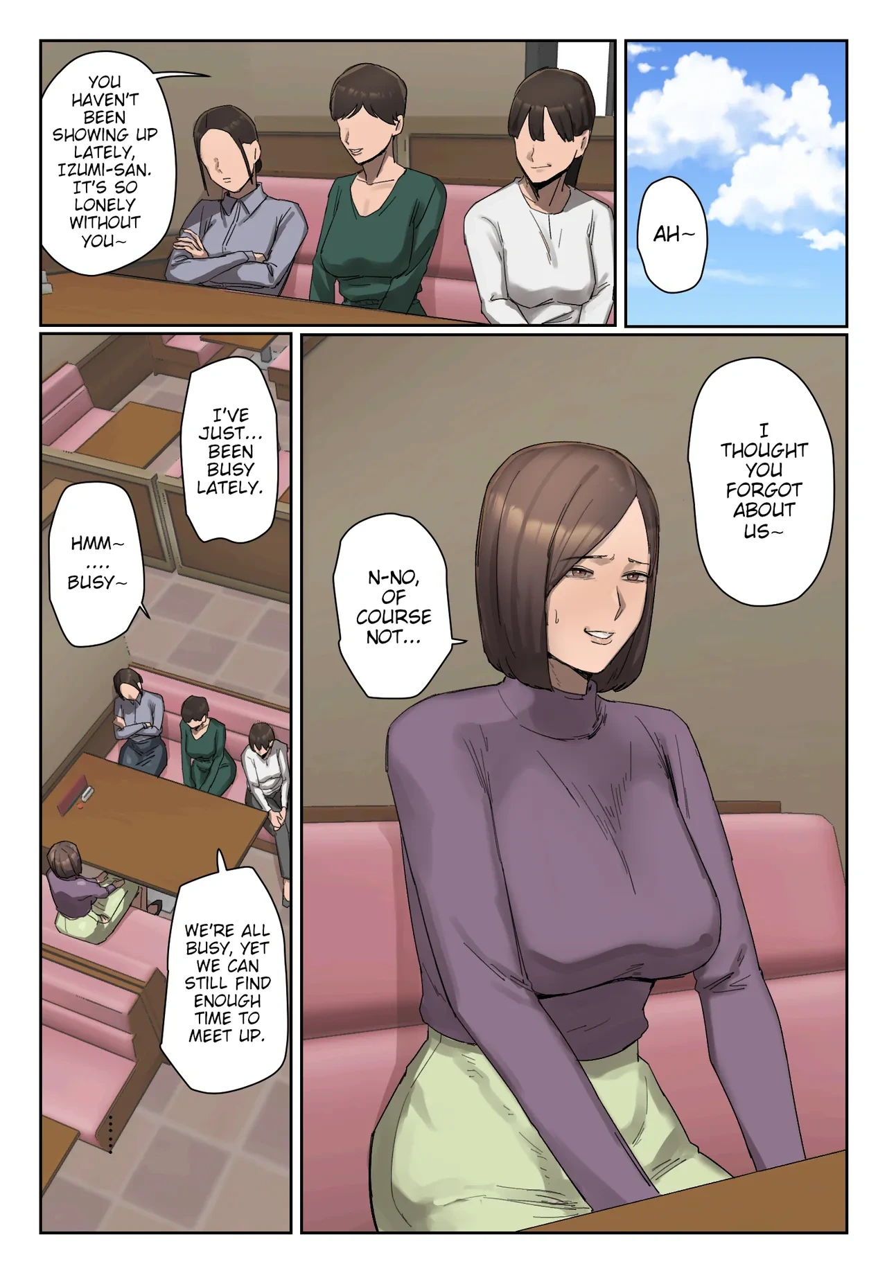 [Chotto B-sen] [Full Color-ban] Ijiwaru Mama Tomo Taisaku | Countermeasures Against Bullying Mothers [English] [Poranya]