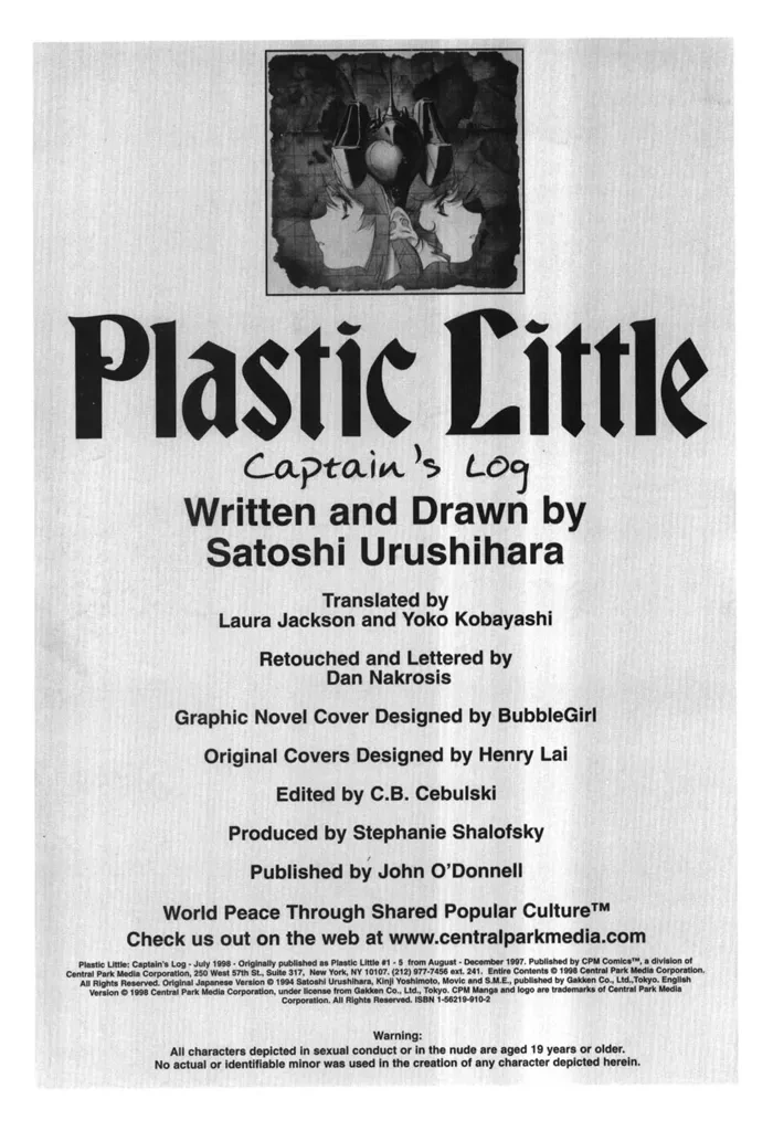 [Urushihara Satoshi] Plastic Little - Captain's log [English]