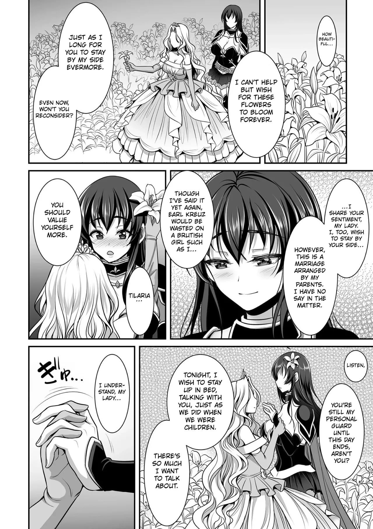 [Son Yohsyu] Shirayuri Hime to Kuroyuri no Kishi | The White Lily Princess And The Black Lily Knight (2D Comic Magazine Gachi-Lez Ryoujoku de Kairaku Otoshi Vol. 1) [English] [Kuraudo] [Digital]