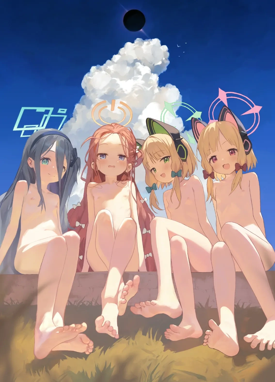(C105) [星月夜(幼月月)] エロ・ティルズ・サガ・クロニクル ゲーム開発部のエロRPGゲーム大冒険 (Blue Archive) [Chinese]