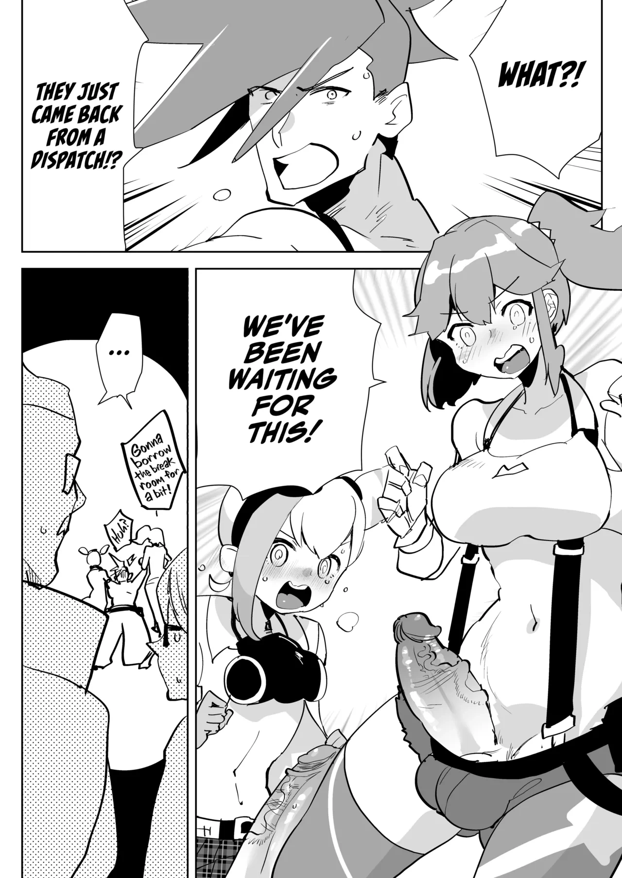[Aimaitei (Aimaitei Umami)] Futanari x Otoko no Hon | Futa Extinguisher (Promare) [English] {2d-market.com} [Decensored] [Digital]