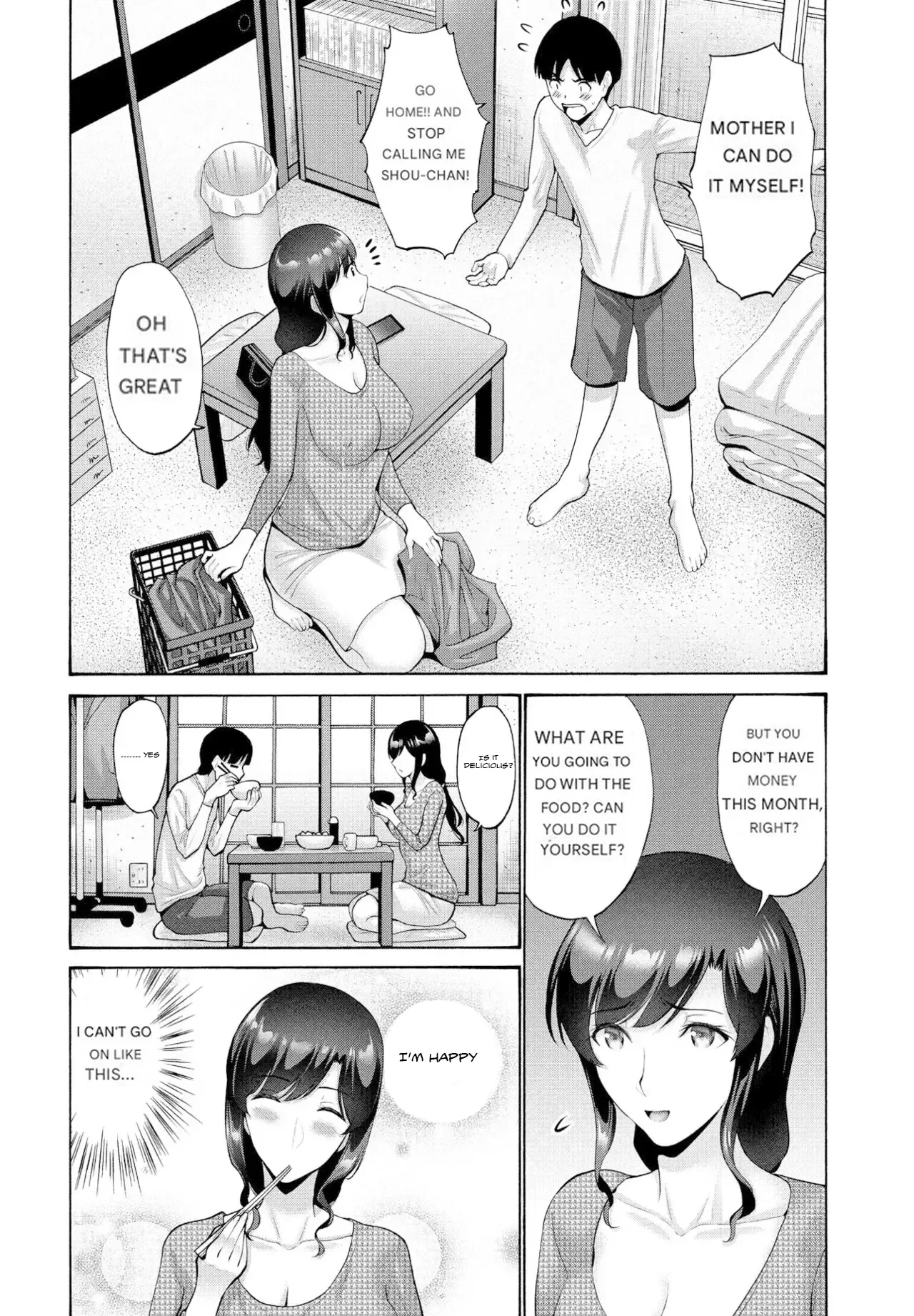 [Nishikawa Kou] Okaa-san ga Kobanare Shite Kurenakute Komaru 1-2 [English] [MTL] [Digital]