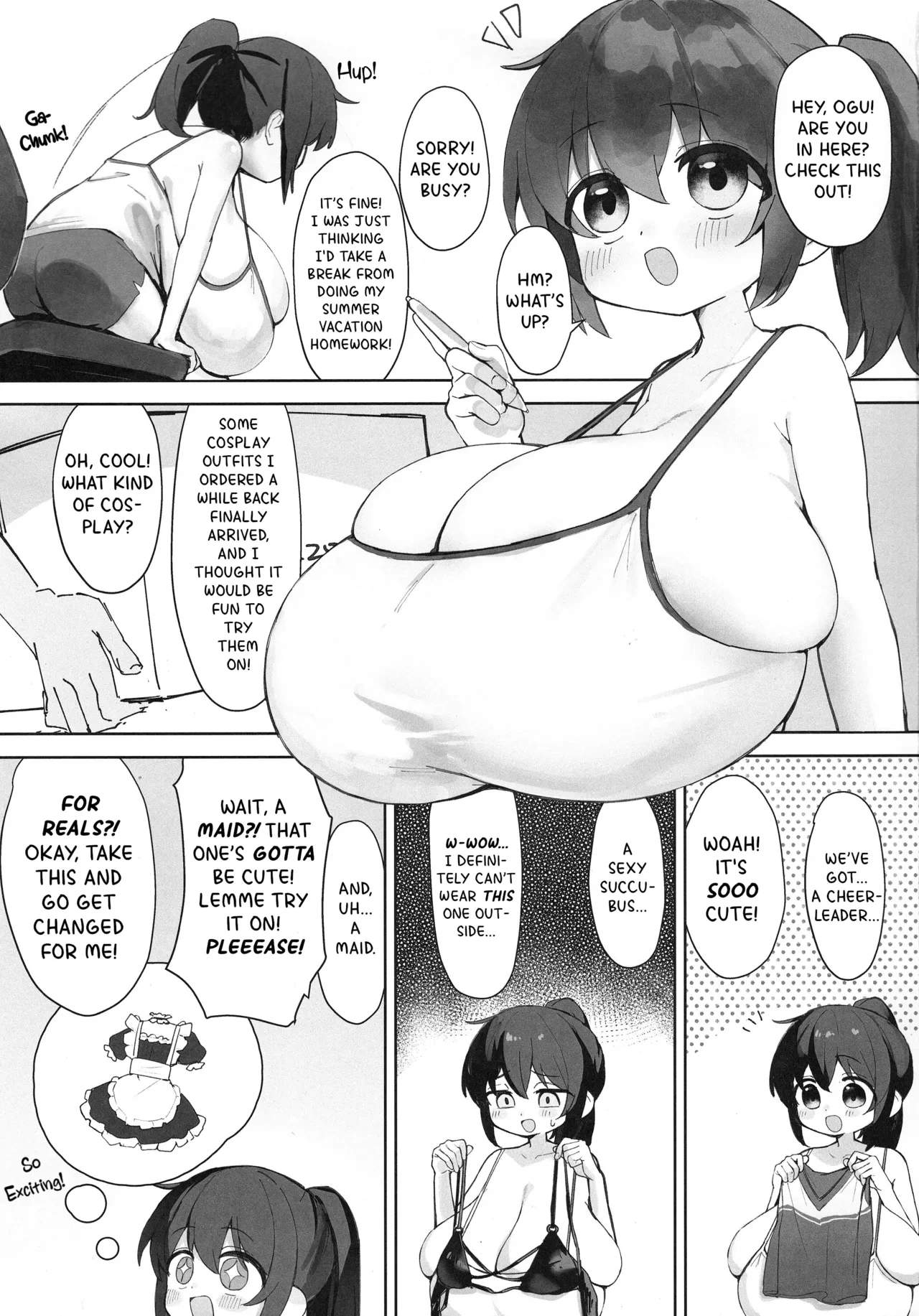 (C105) [Oggu] Oggu-chan to Cosplay Ecchi suru Hon Maid Hen | Having Cosplay Sex With Ogu: Maid Arc [English] [Wiimouto]