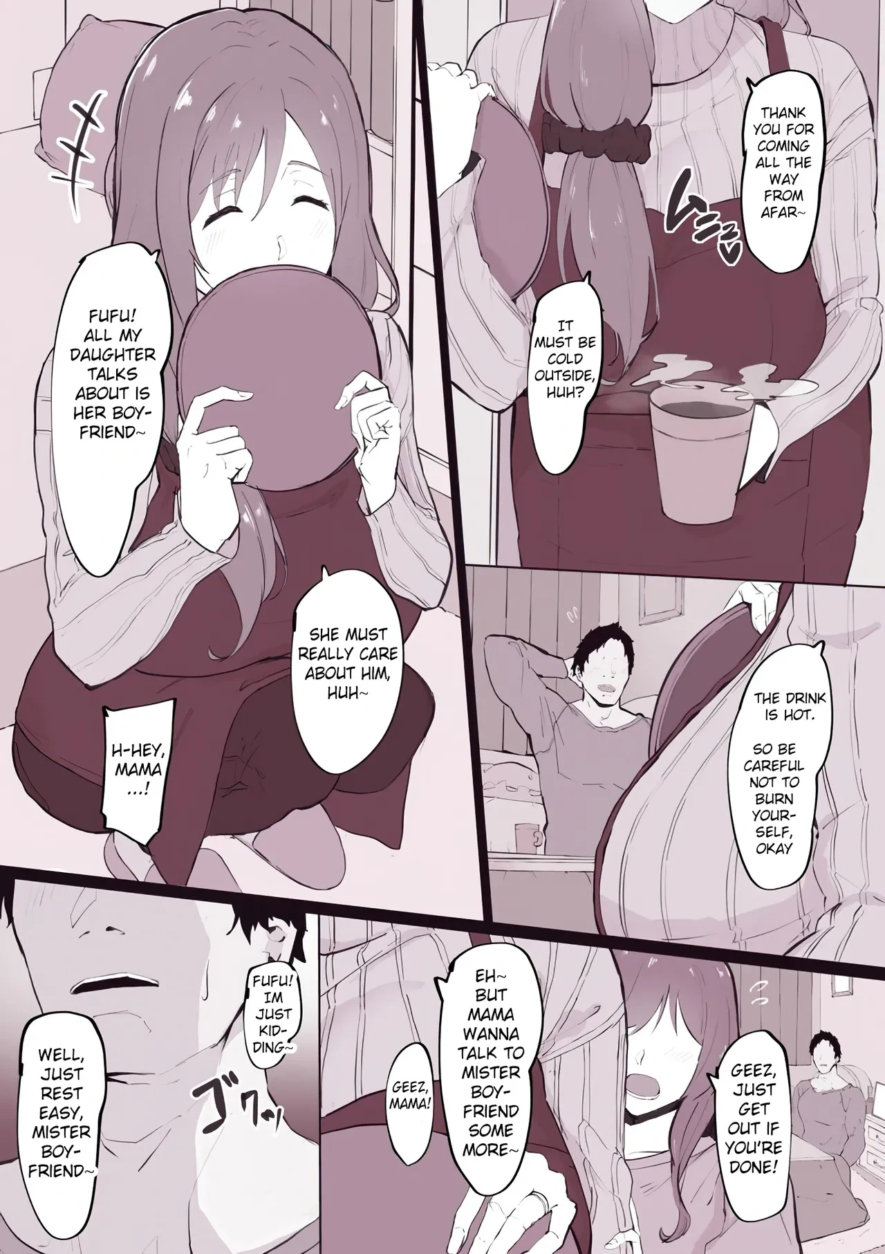[Soramame] Musume no Karesi ni Netorare Tyau Mama-san [English] [Fated Circle]