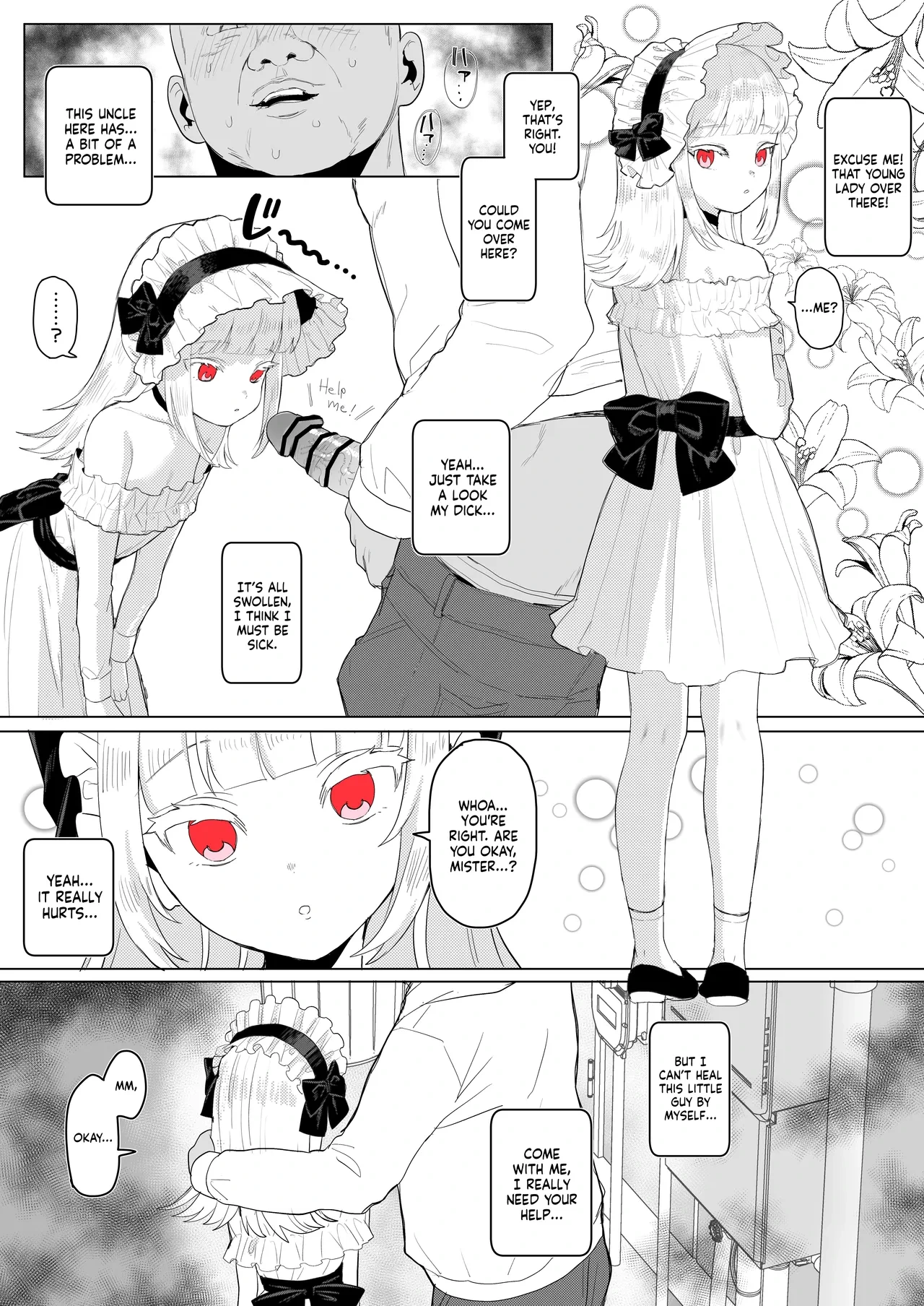 [Inchore] Lolita-kei Fashion Muchi Loli-kko Minuki Gansha | Innocent Loli Girl in Lolita Fashion Spotted and Stained [English]