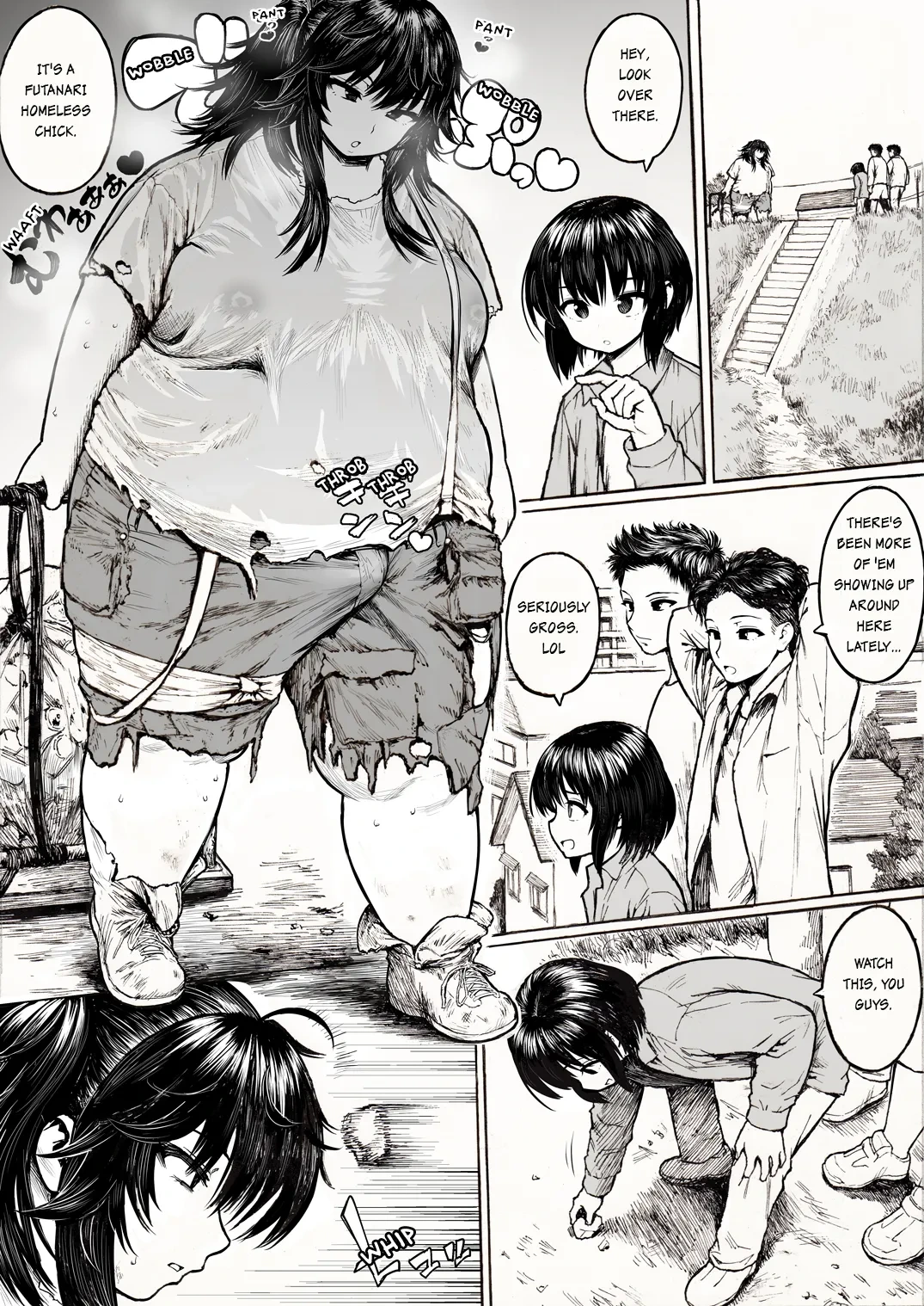 [HeroHero Hospital (HeroHero Tom)] Futanari Debu Homeless | Homeless Fat Futanari [English] [SGMJanus]