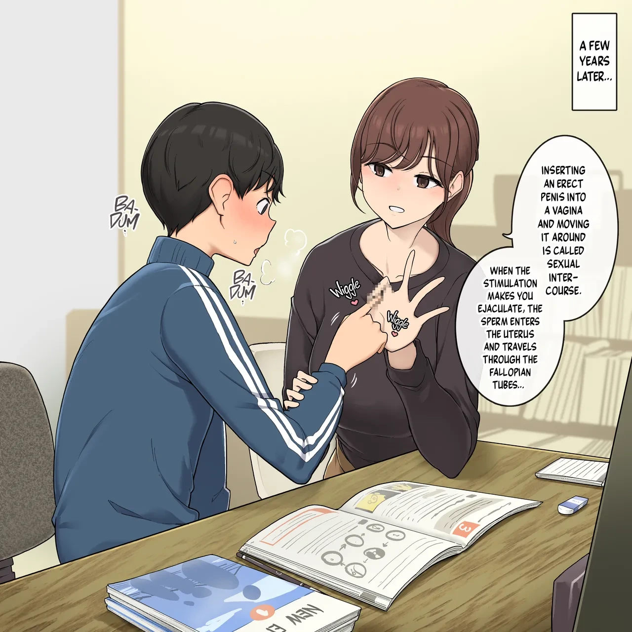 [Wakamatsu] Kozukuri no Shikata o Dankai-teki ni Oshiete Kureru Onee-san | An Onee-san Who Teaches Me Step by Step How to Make a Baby [English]