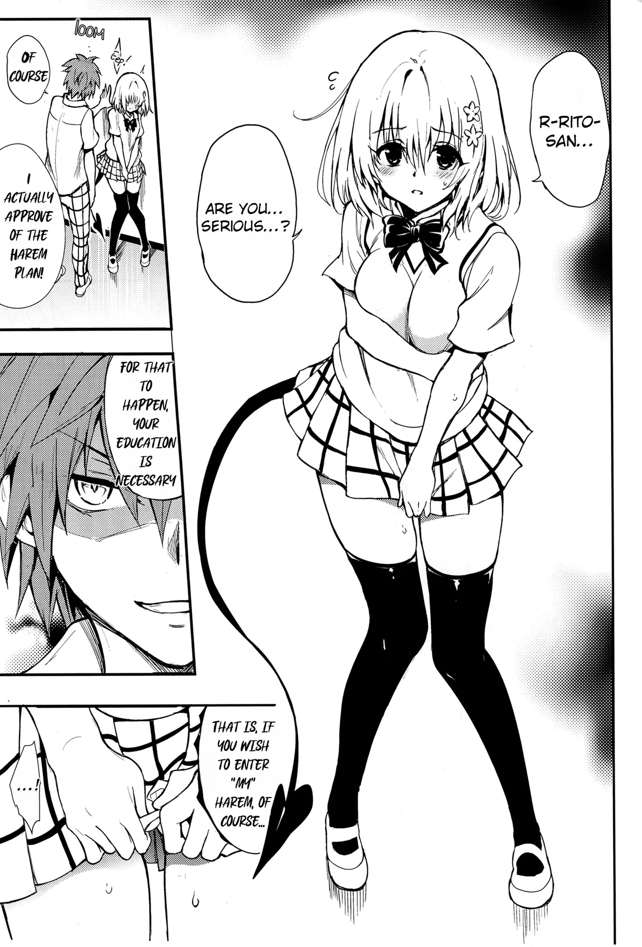 (C105) [Kyockchokyock (Kyockcho)] Harem Kyouiku - My Harem Education (To LOVE-Ru Darkness) [English] [Rei Scans]