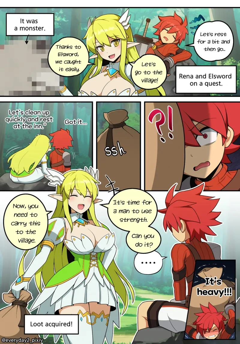 [everyday2] Elswordick (Elsword) (English)