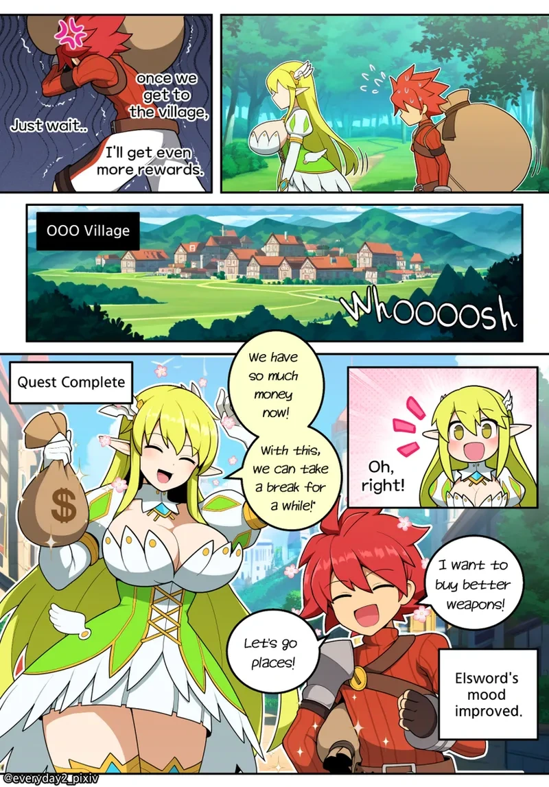 [everyday2] Elswordick (Elsword) (English)