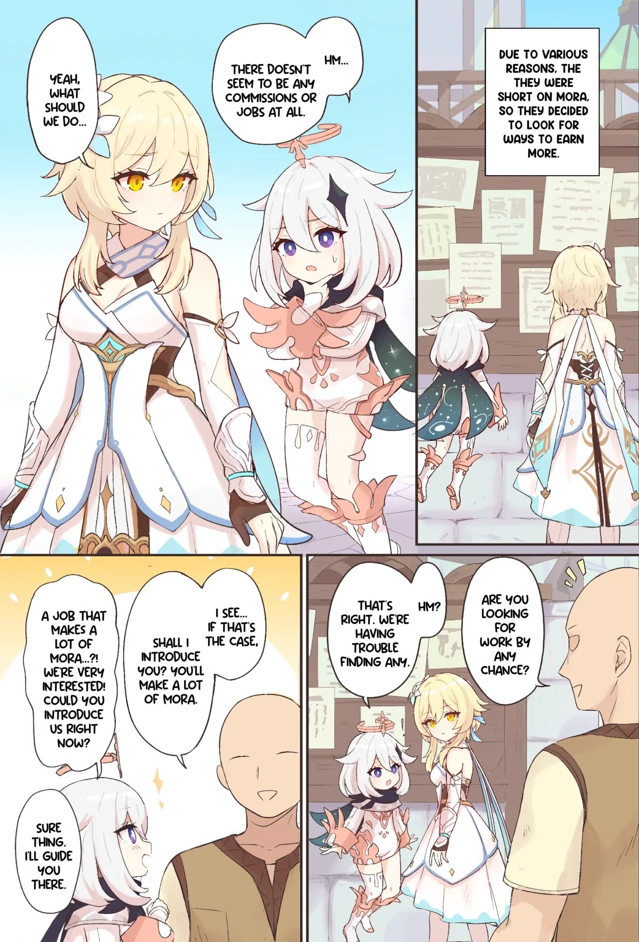 [Momosawa] Nuite Kureru Hotaru-chan + Zenkai no Tsuzuki (Genshin Impact) [English] [YuushaNi]
