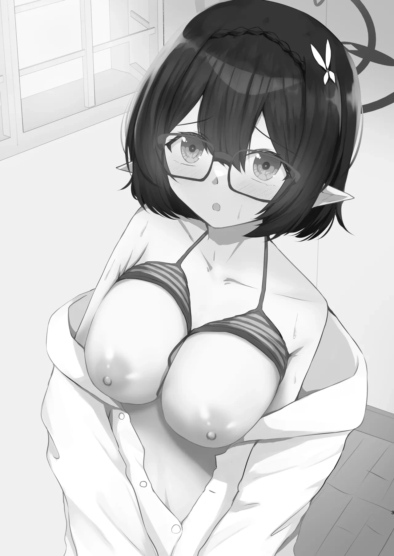 [Sora no Kaze (Washio Kuu)] Chikubi ga Yowain desu (Blue Archive) [Digital]