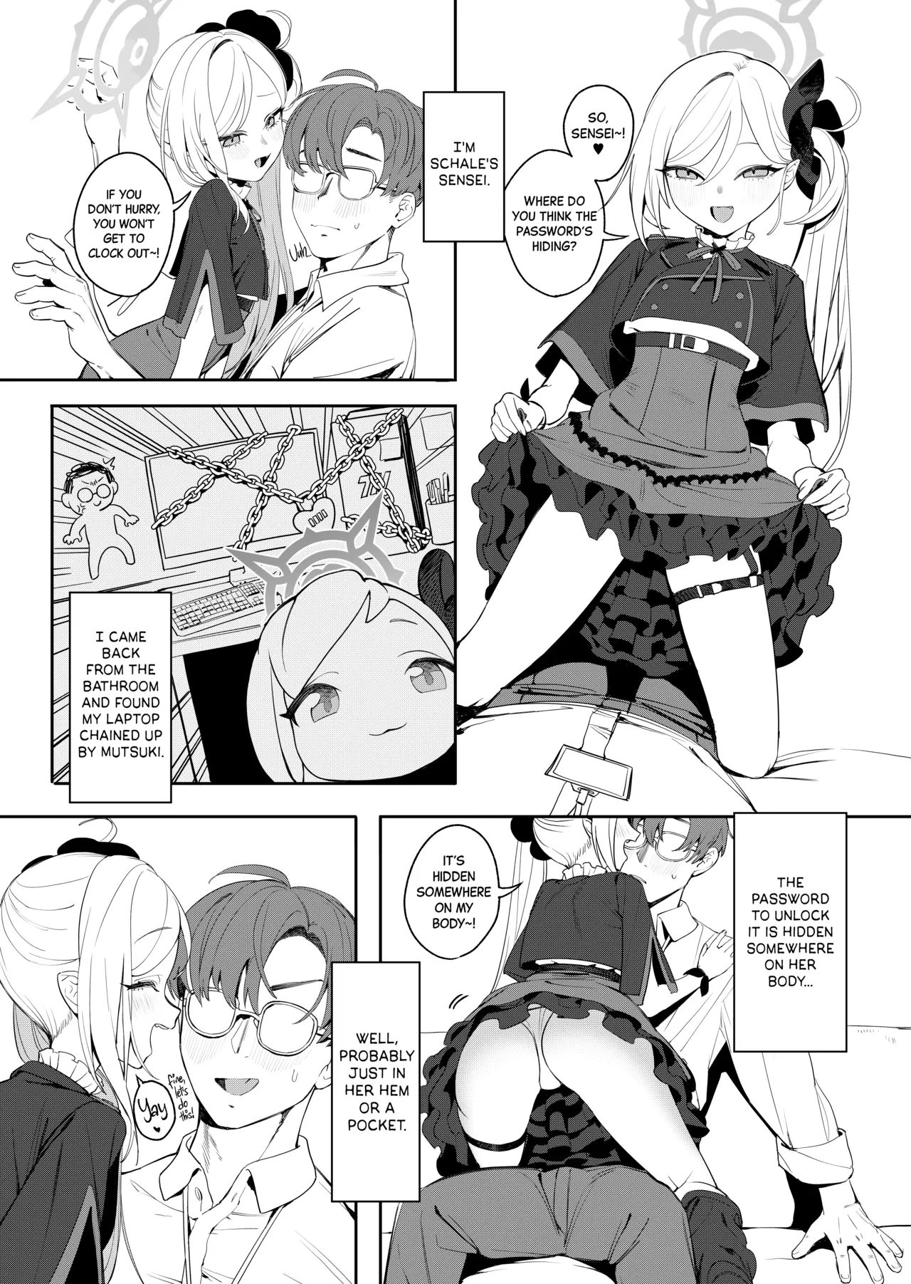 [Wananmeishicheng (Beijuu)] Koakuma no Batsu Game | A Little Devil's Punishment Game (Blue Archive) [English] [Black Grimoires] [Digital]