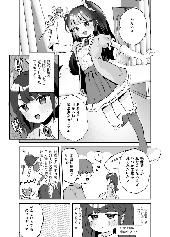 [Ronrinri Ronri] Mahou Shoujo (Sobo) ni Ningyou-ka de Suki Houdai Manga