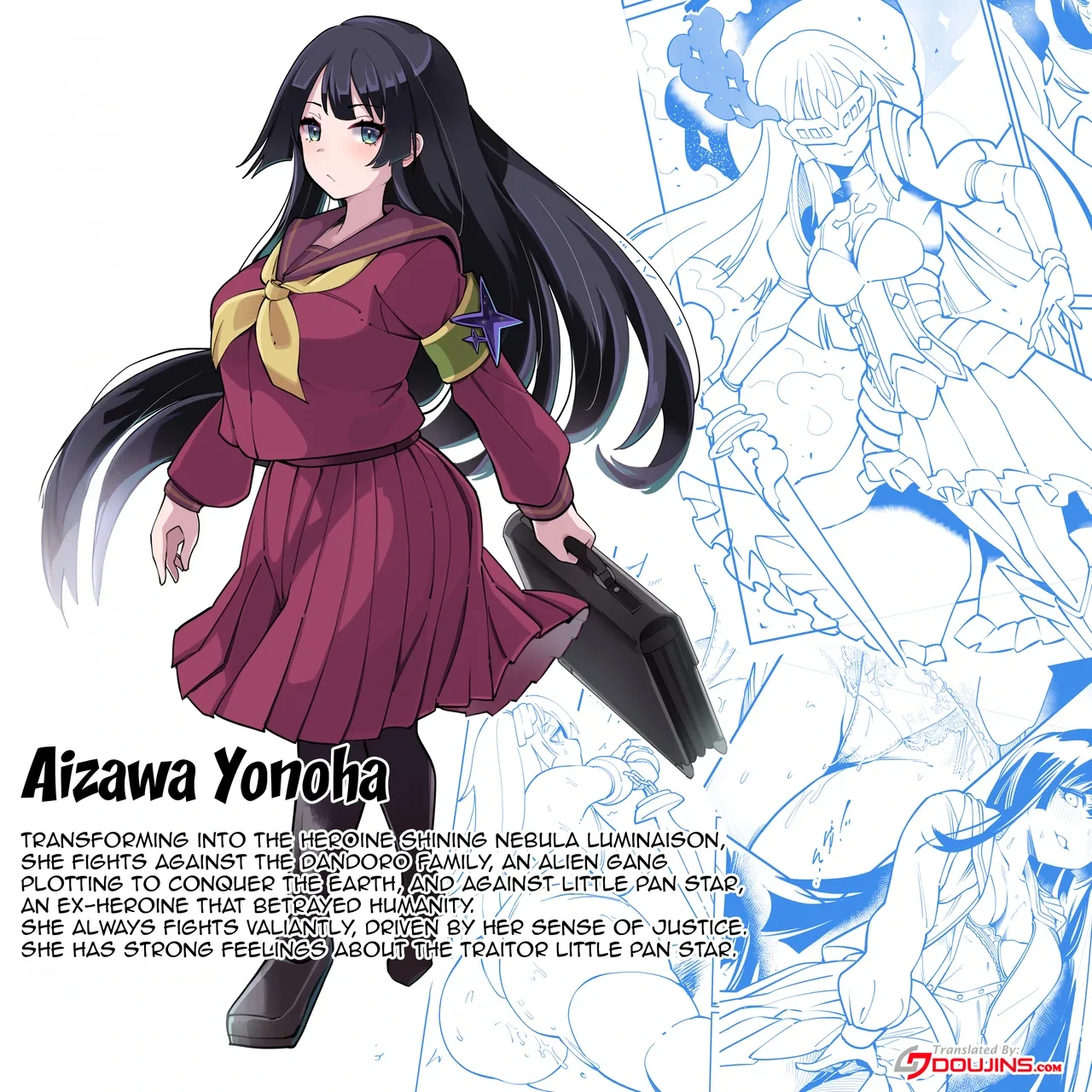 [Kyokusen Sensen (Hatagoya)] Seiun Rinki Luminaison | Shining Nebula Princess Luminaison [English] {Doujins.com}