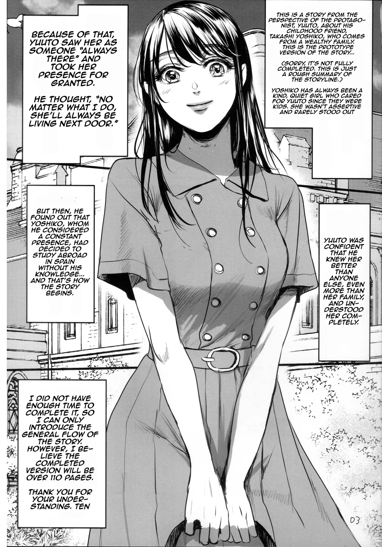 (C100) [Flieger (Ten)] Boku no Yoshiko no Hazudatta. Zanteiban | She was supposed to be my Yoshiko - Temporary version  [English] [Aishi21]