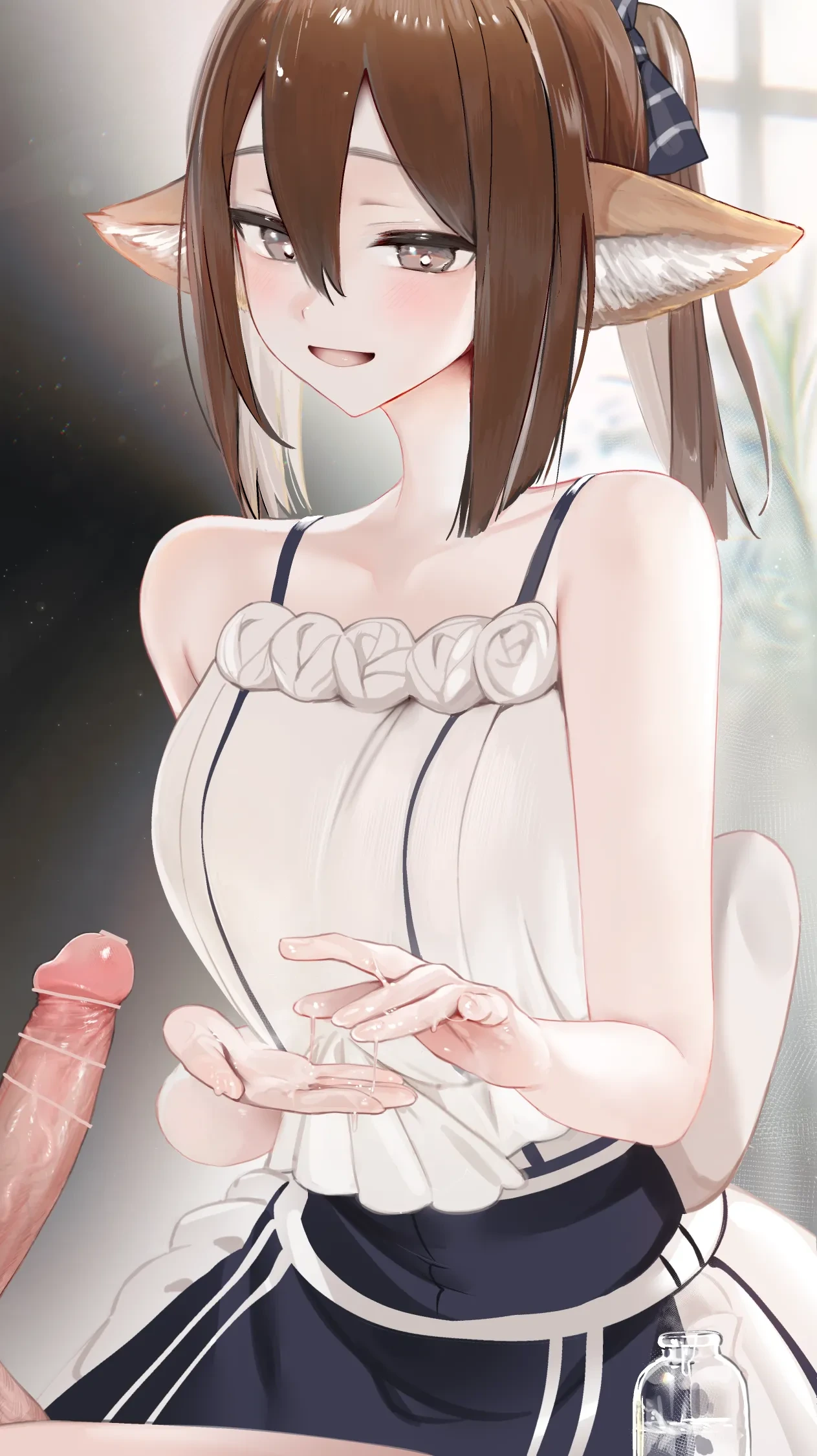 [Neko no Youchuu] Perfumer no Oil Tekoki | 调香师的精油手交 (Arknights) [Chinese] [角都九阳个人汉化]