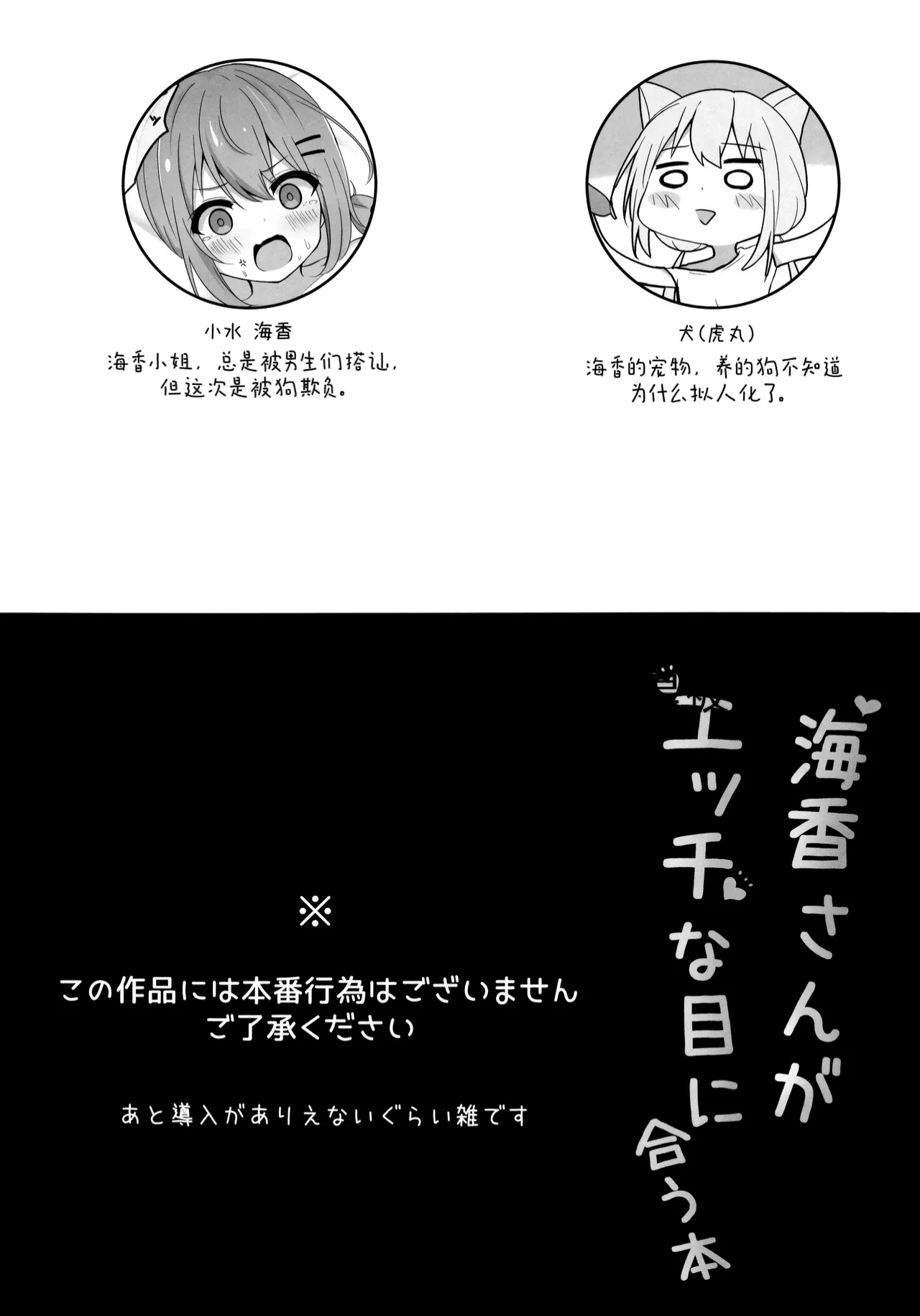 (C102) [Izumi no Miyako (Nagomi Yayado)] Umiko-San ga Ecchi na Me ni Au Hon | 海香小姐的情色配对之书 [Chinese] [dolier个人汉化]