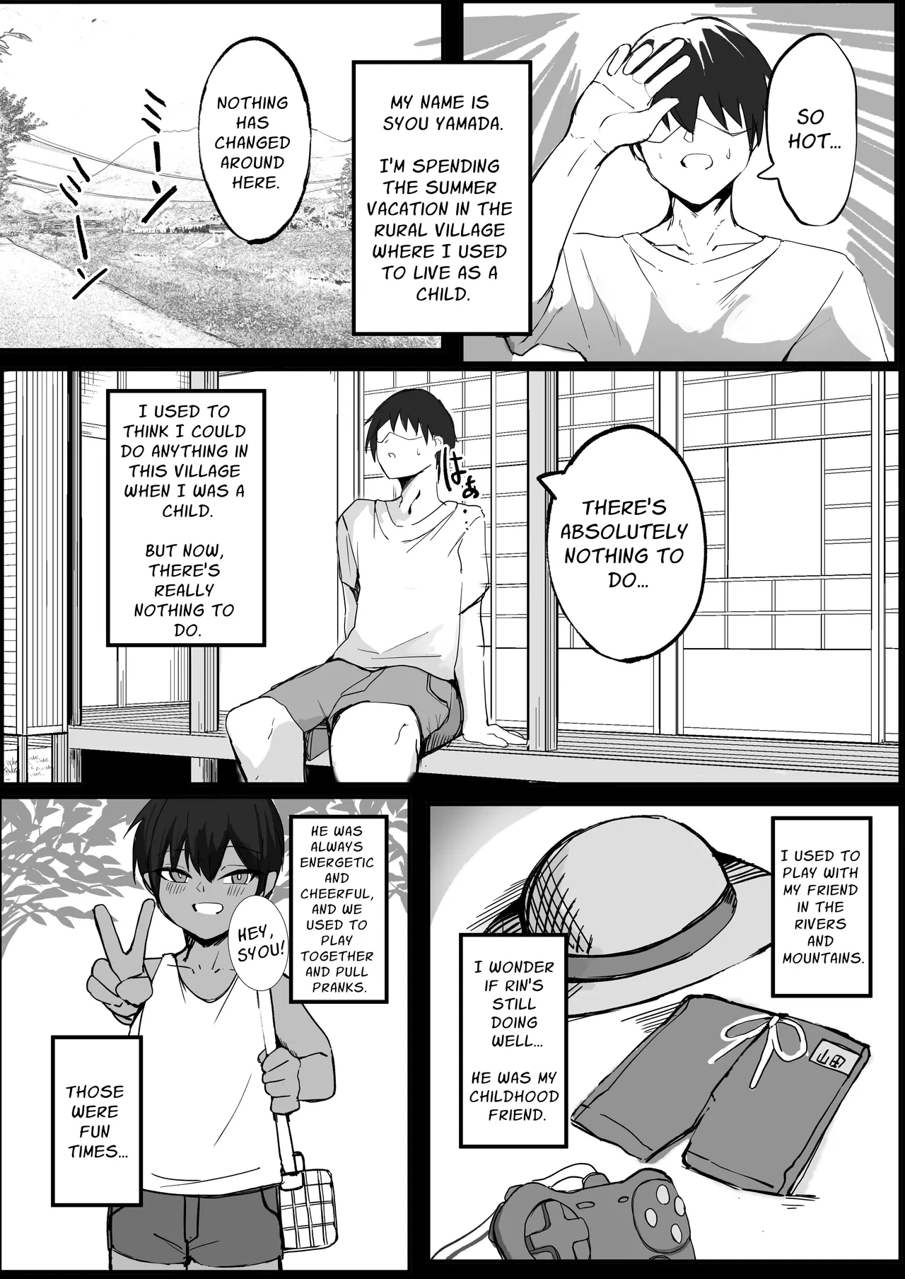[Aoi Hoshi ni Maiorita Dark Angel] Mukashi Otoko dato Omotteta Kasshoku Bakunyuu Osananajimi to H Suru Hon Zenpen | Sex With My Tanned Busty Friend Who I Used To Think Was A Guy (Part 1) [English] [Solid Rose]