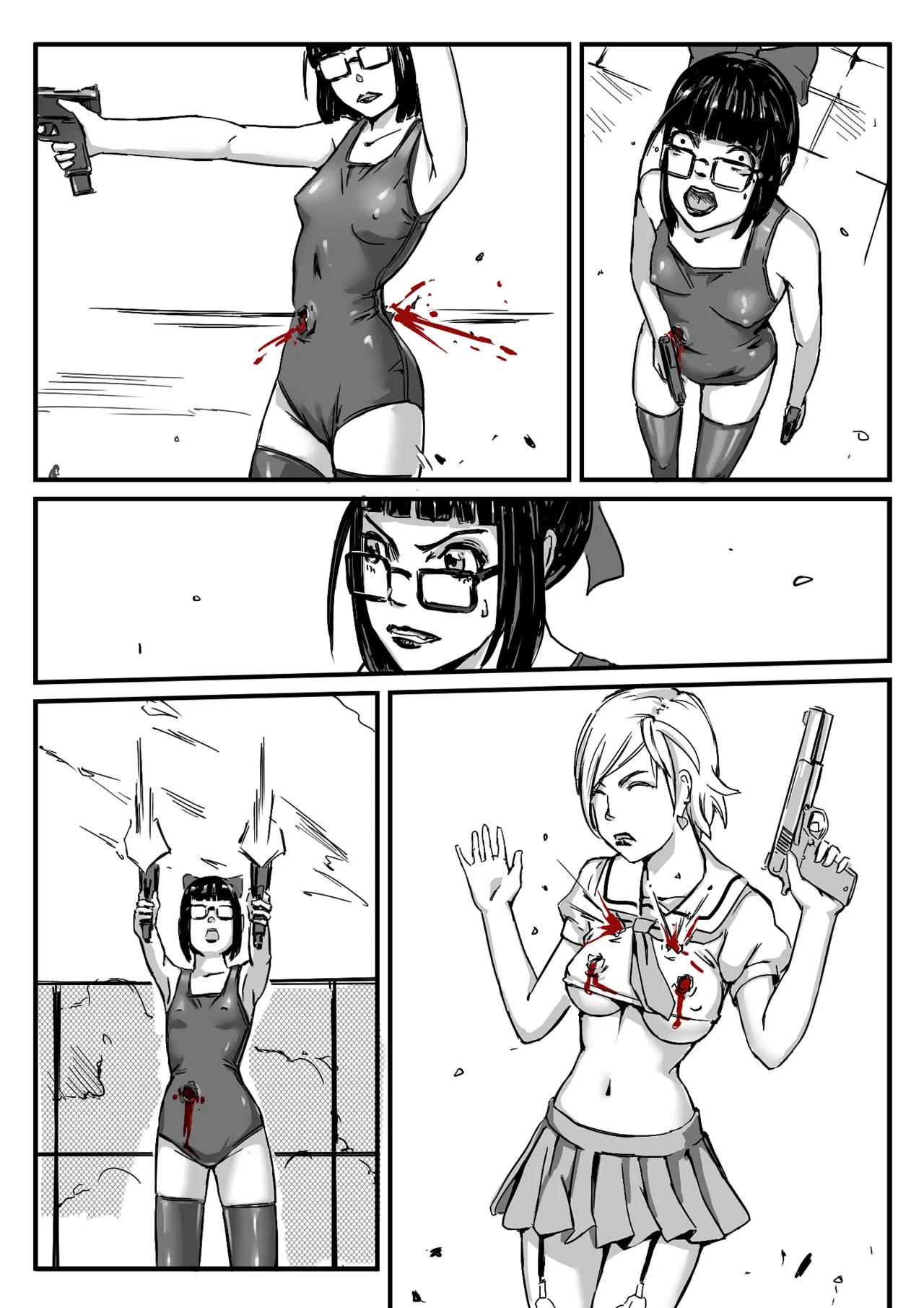 [CrimsonRed] Some comic works