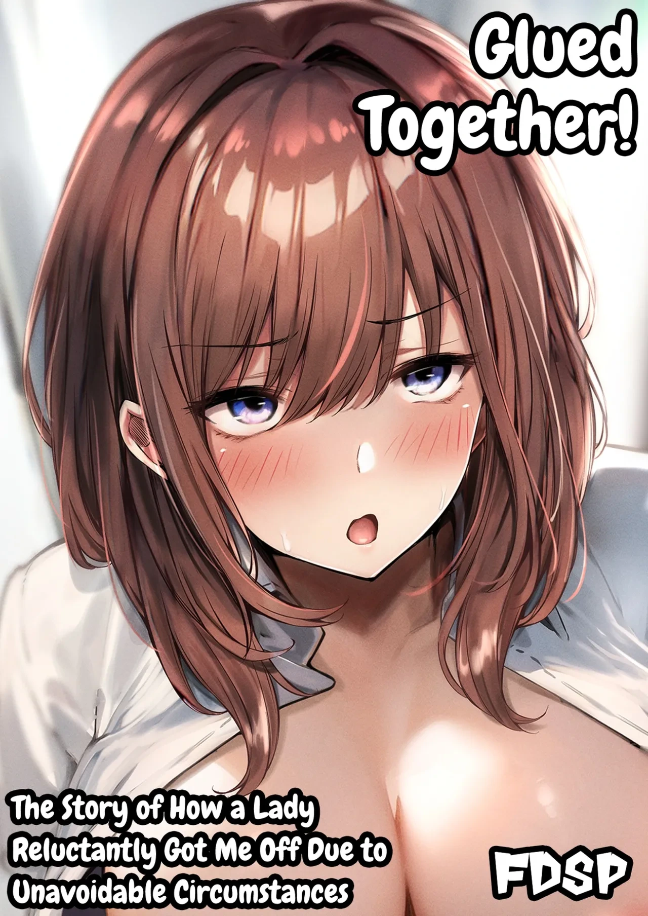 [FDSP (Sakagaki)] Mitchaku! Onee-san ni Fukakouryoku kara ka Shibushibu Nuite Moratta Hanashi | Glued Together! The Story of How a Lady Reluctantly Got Me off Due To Unavoidable Circumstances [English]
