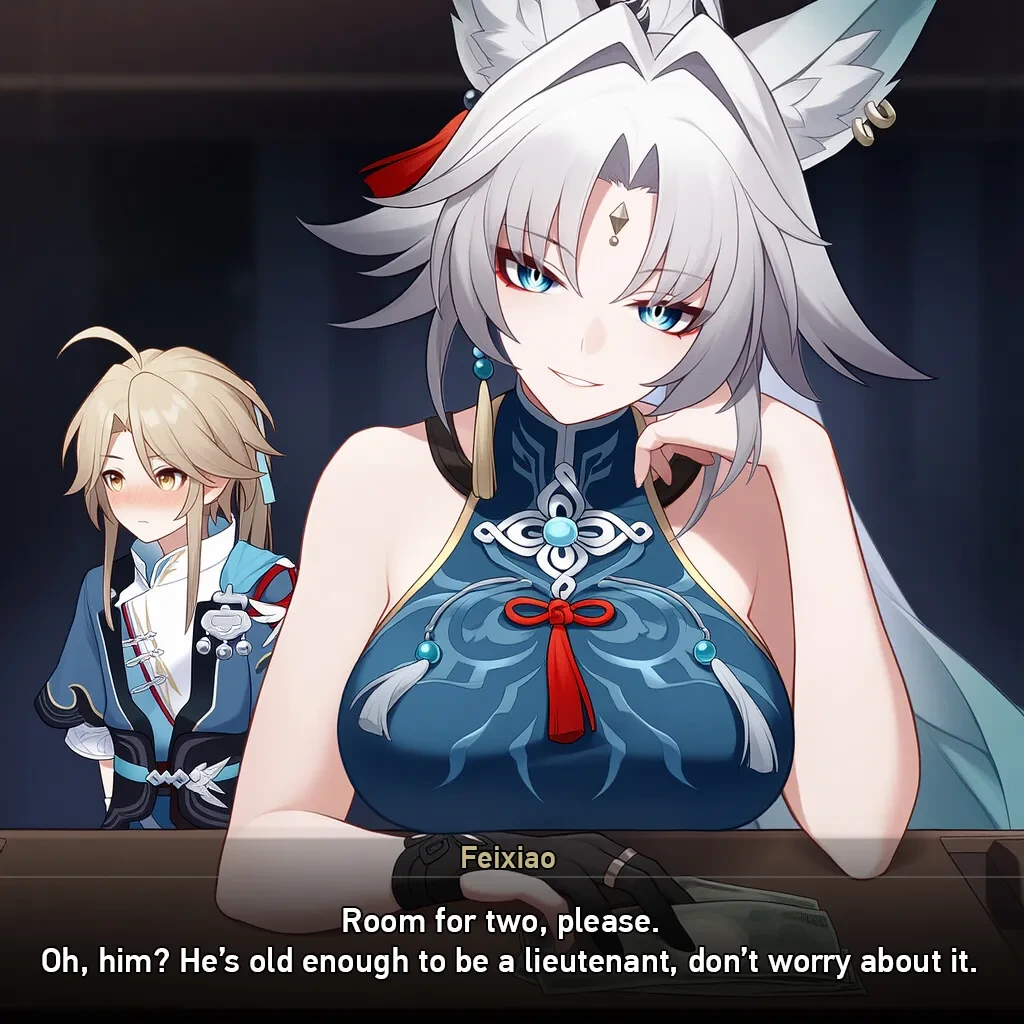 Feixiao x yanqing (part 2) (honkai star rail) [AI Generated]