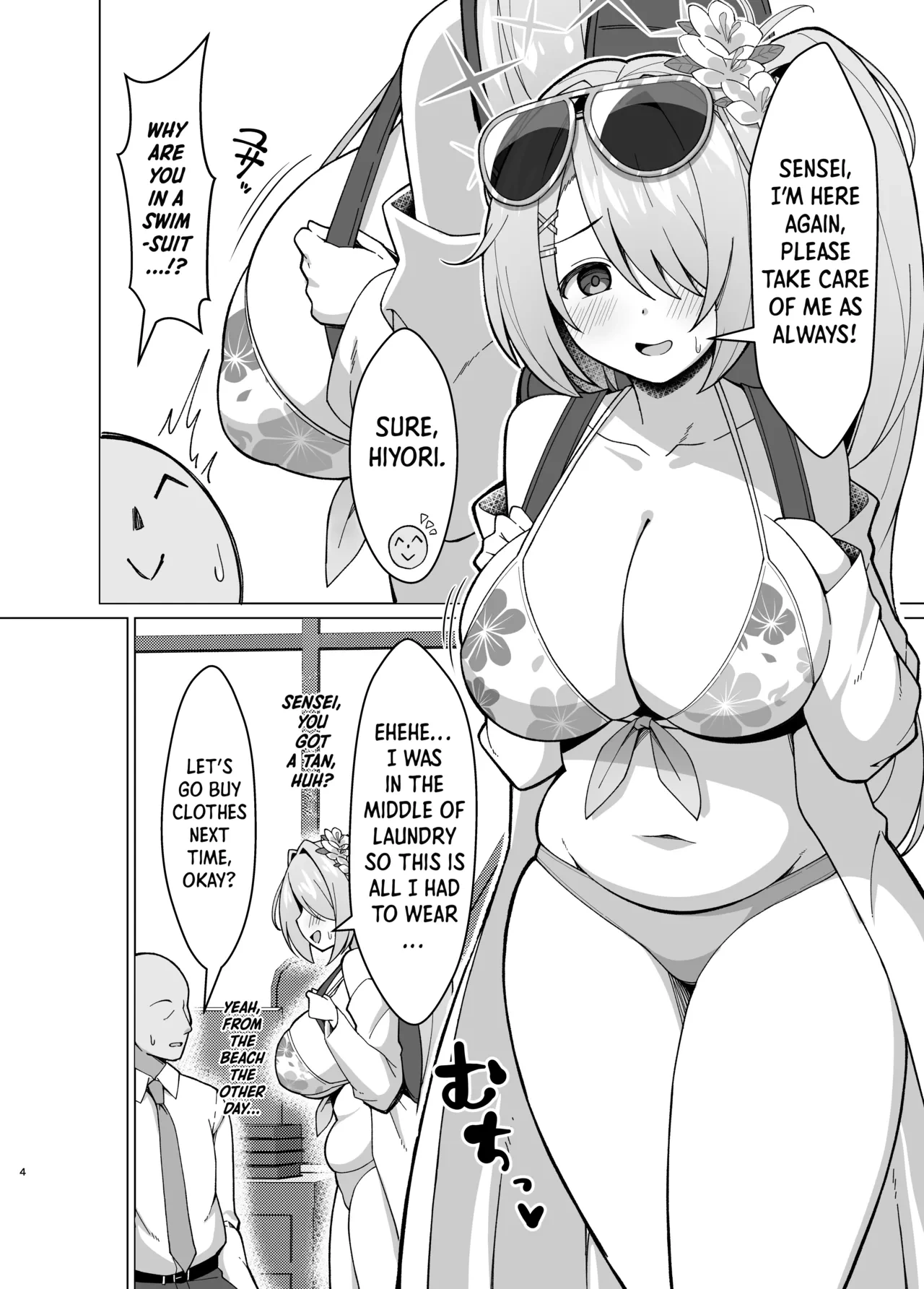 [Nekolovelandou (Nekojima)] Hiyori no Mochi Mochi Onaka o Haramaseru Hon | Hiyori's Soft Pregnant Belly (Blue Archive) [English] [Shiro Translation] [Digital]