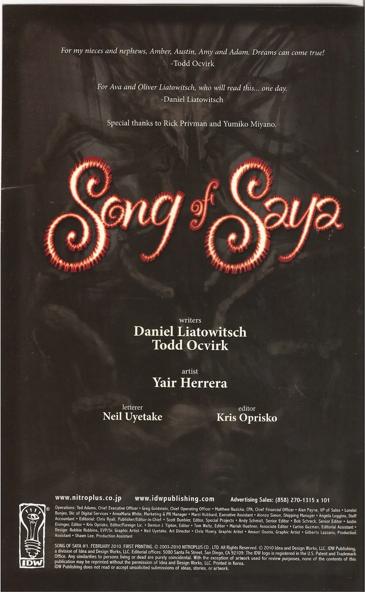 Song of Saya-Saya no uta